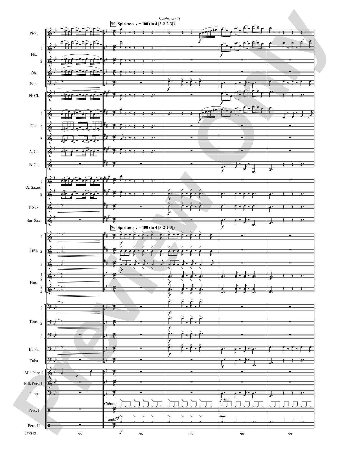 Heritage: Concert Band Conductor Score & Parts