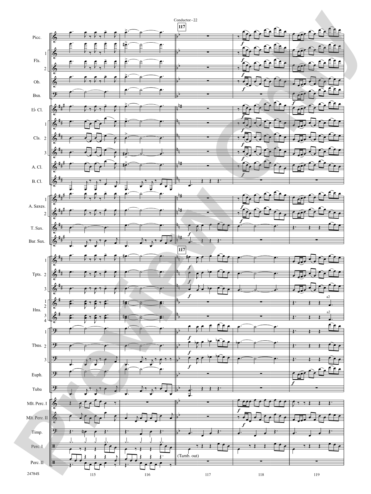 Heritage: Concert Band Conductor Score & Parts