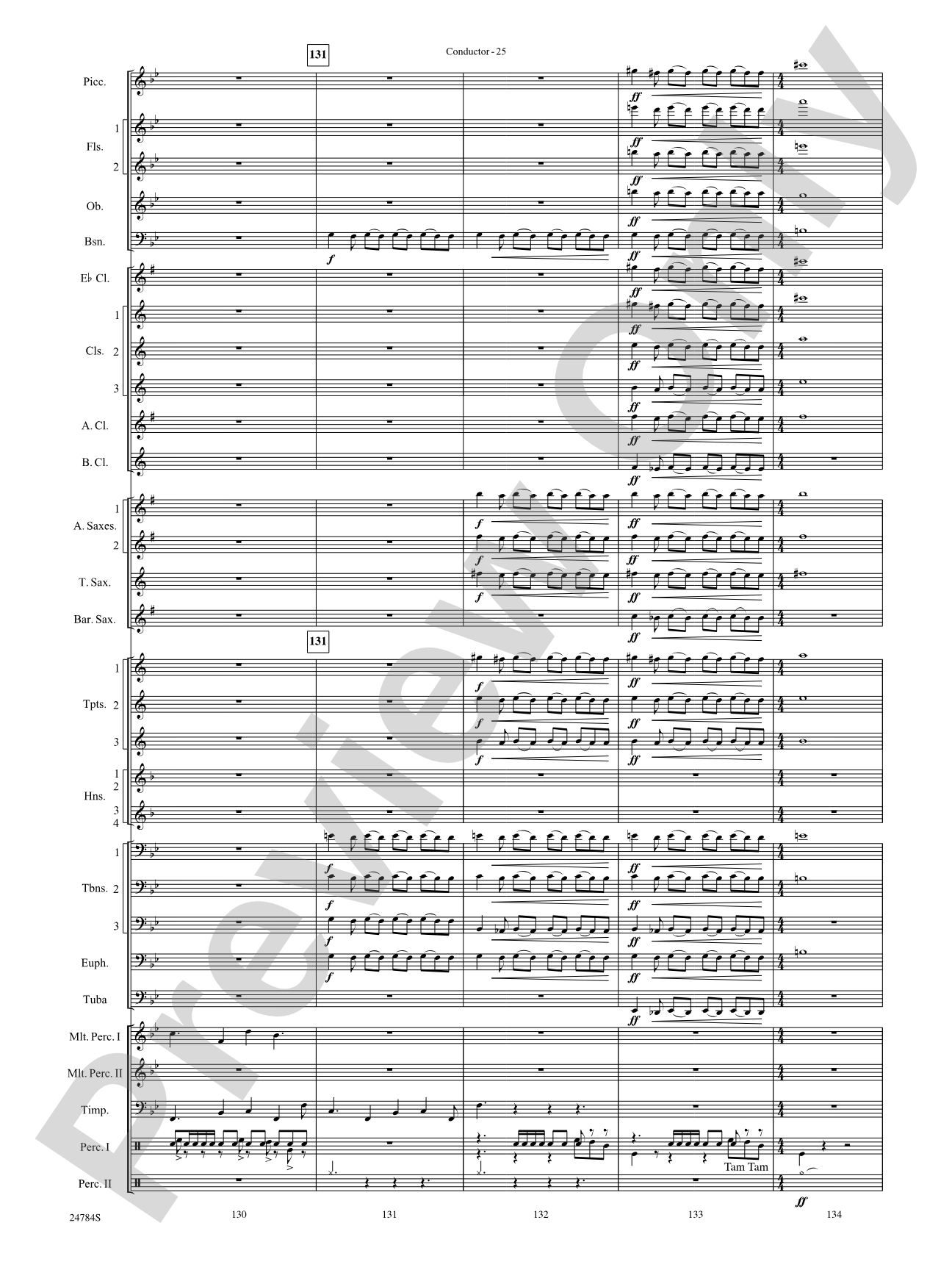 Heritage: Concert Band Conductor Score & Parts