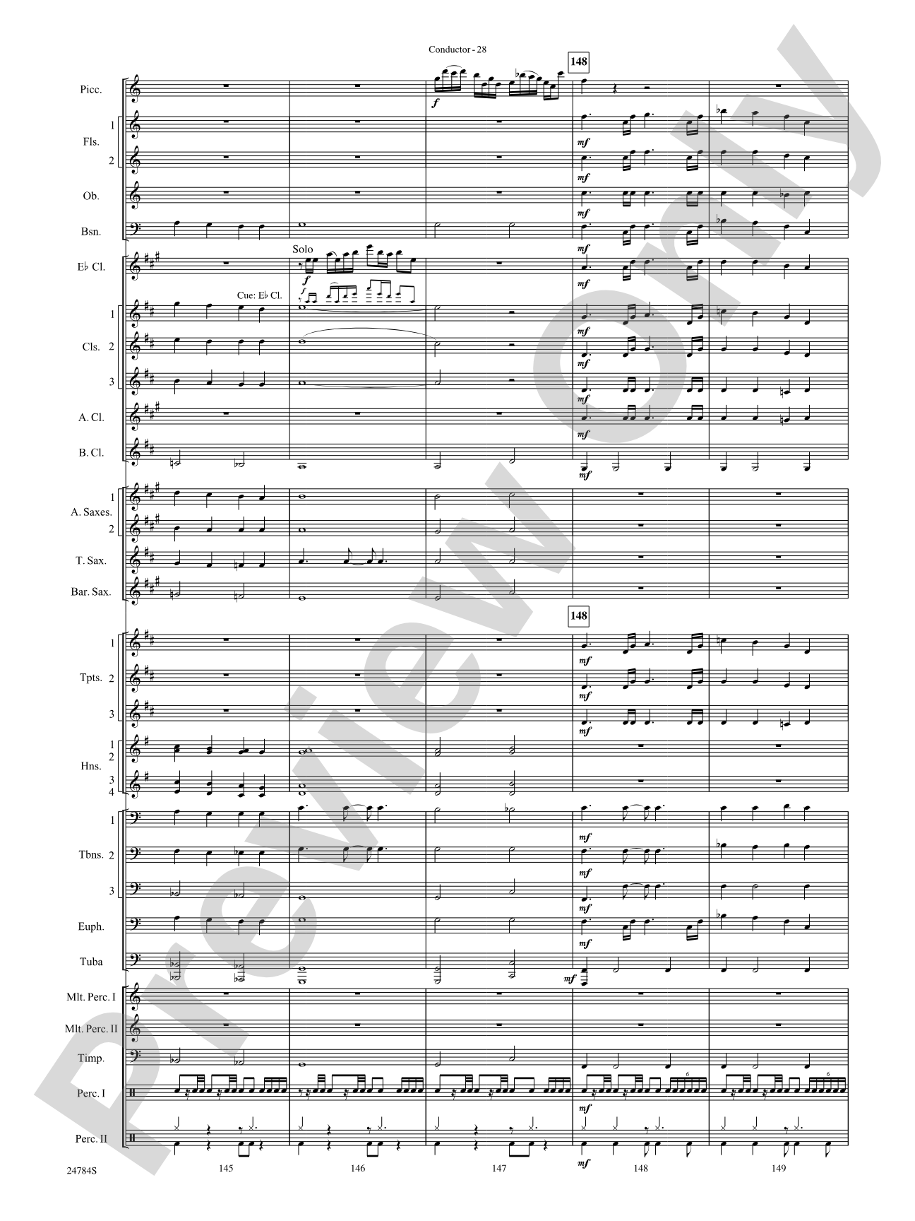 Heritage: Concert Band Conductor Score & Parts