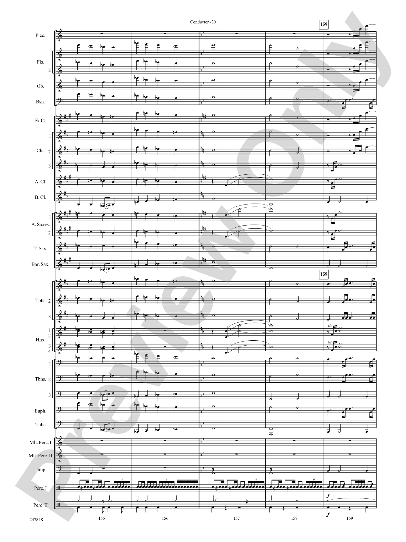 Heritage: Concert Band Conductor Score & Parts