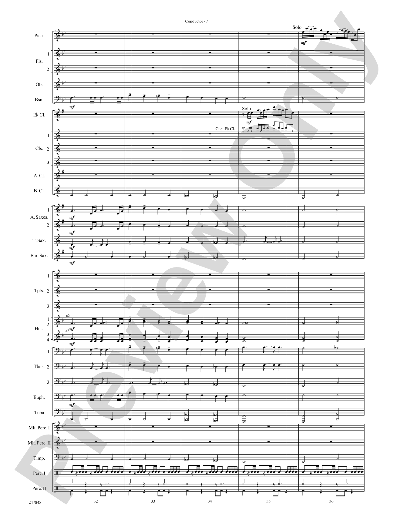 Heritage: Concert Band Conductor Score & Parts