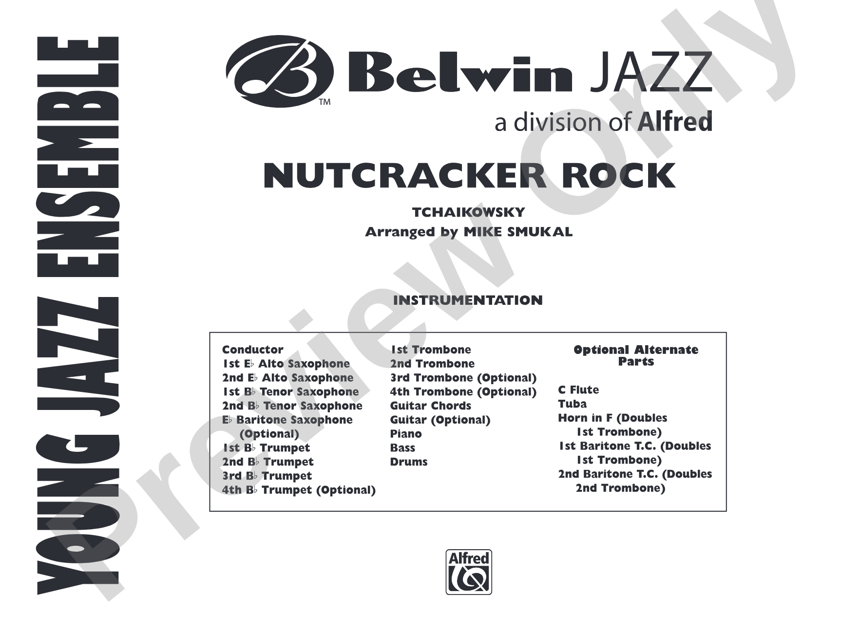 Nutcracker Rock: Jazz Ensemble Conductor Score & Parts