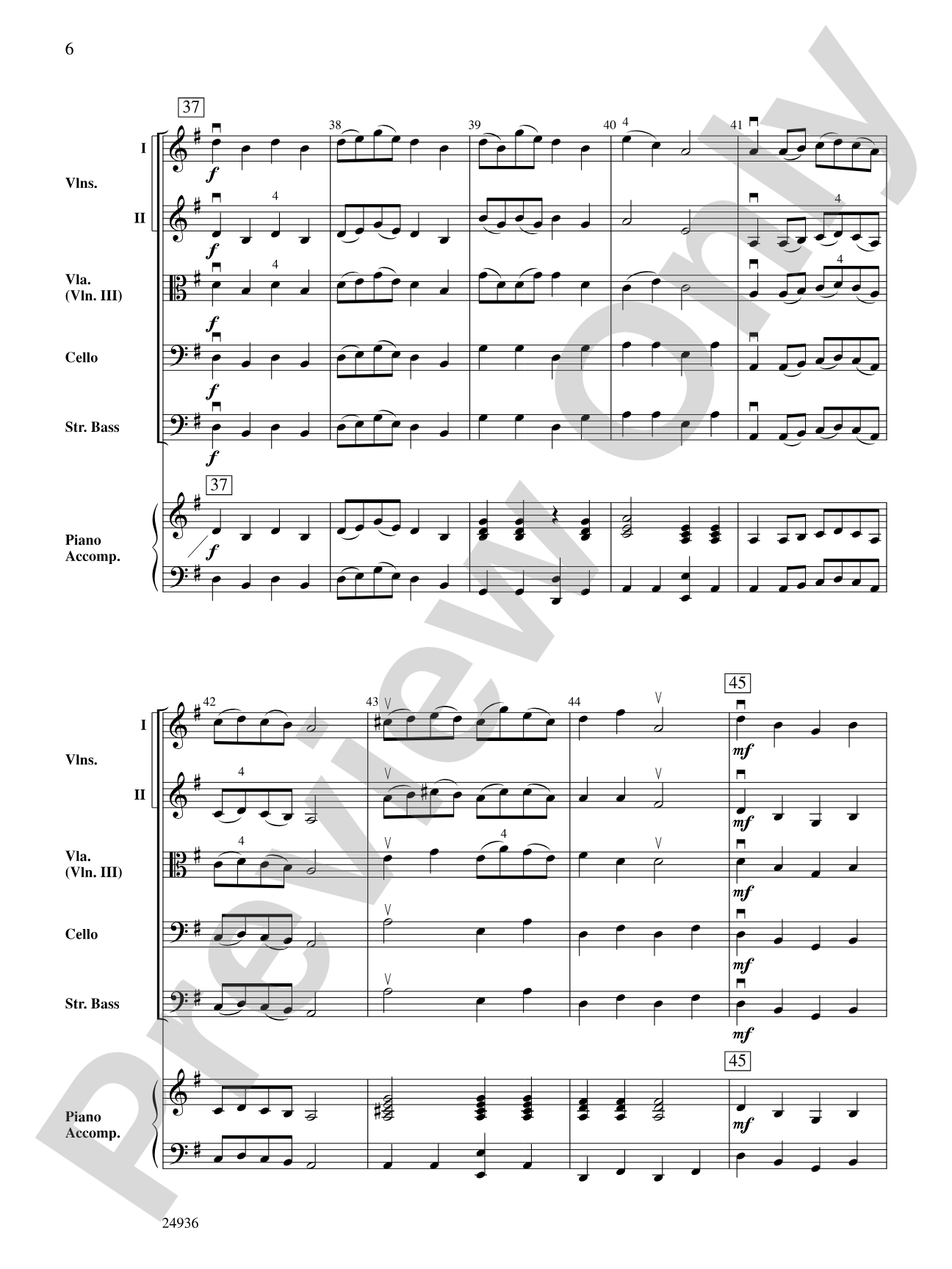 Blue Heron: String Orchestra Conductor Score & Parts