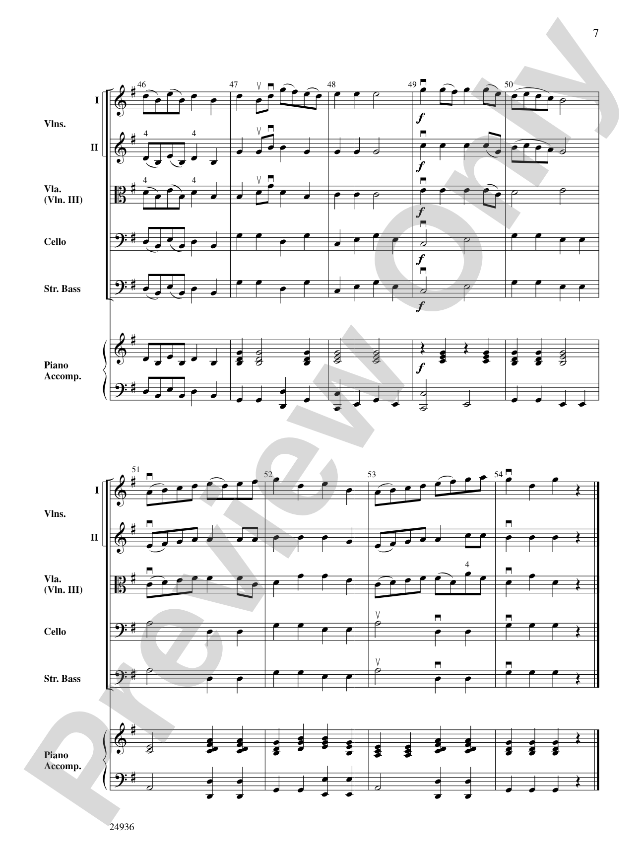 Blue Heron: String Orchestra Conductor Score & Parts