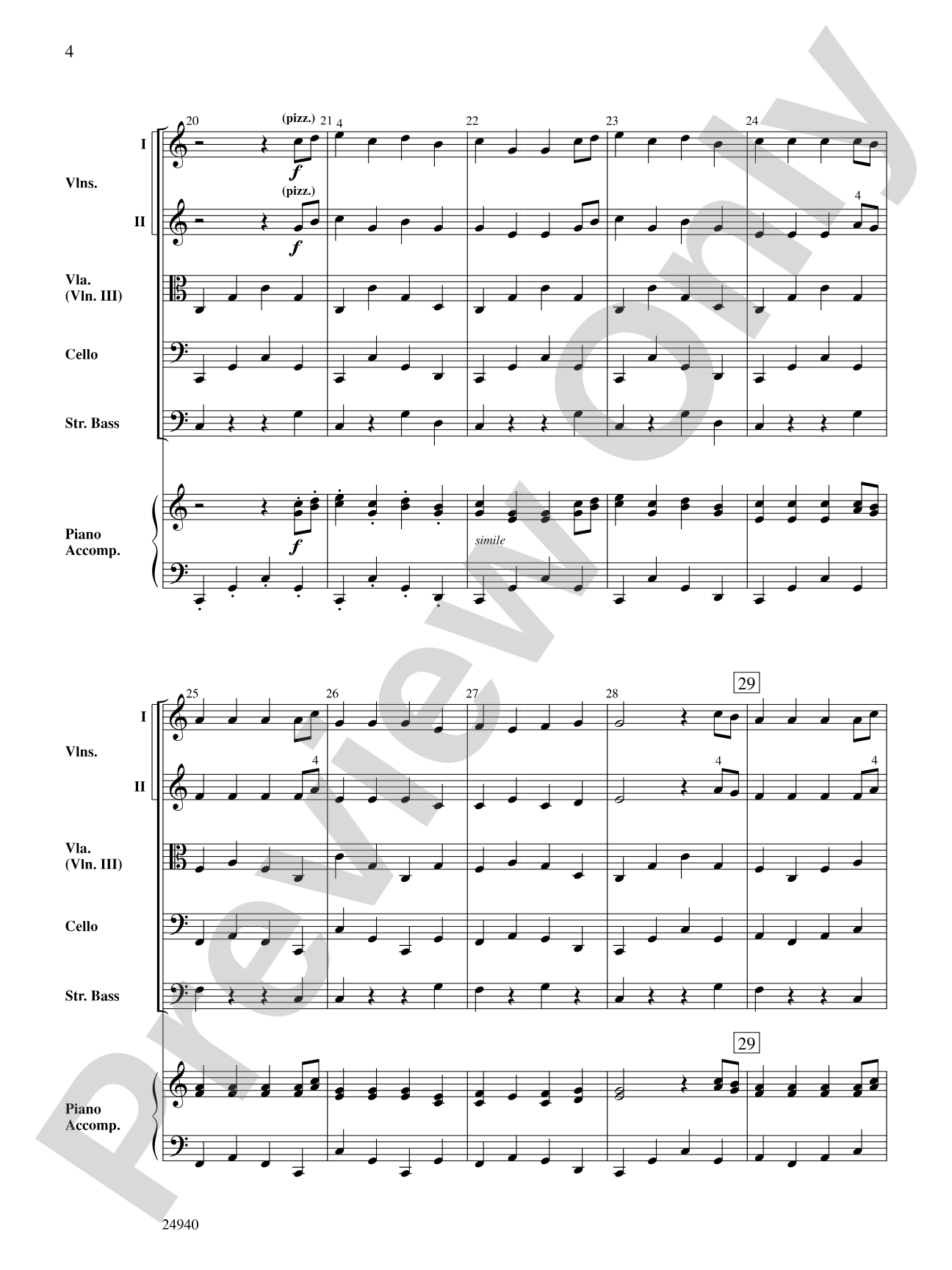 Subterranean Dance: String Orchestra Conductor Score & Parts