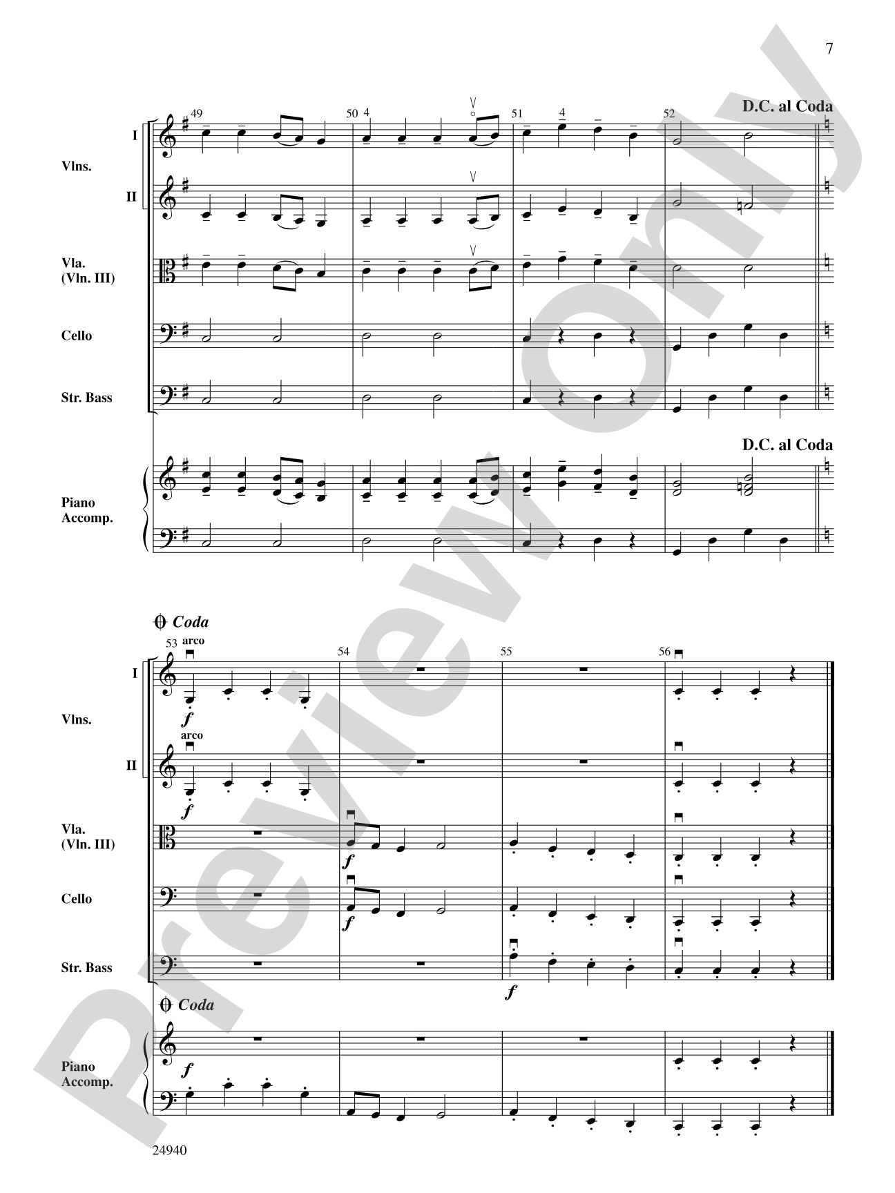 Subterranean Dance: String Orchestra Conductor Score & Parts