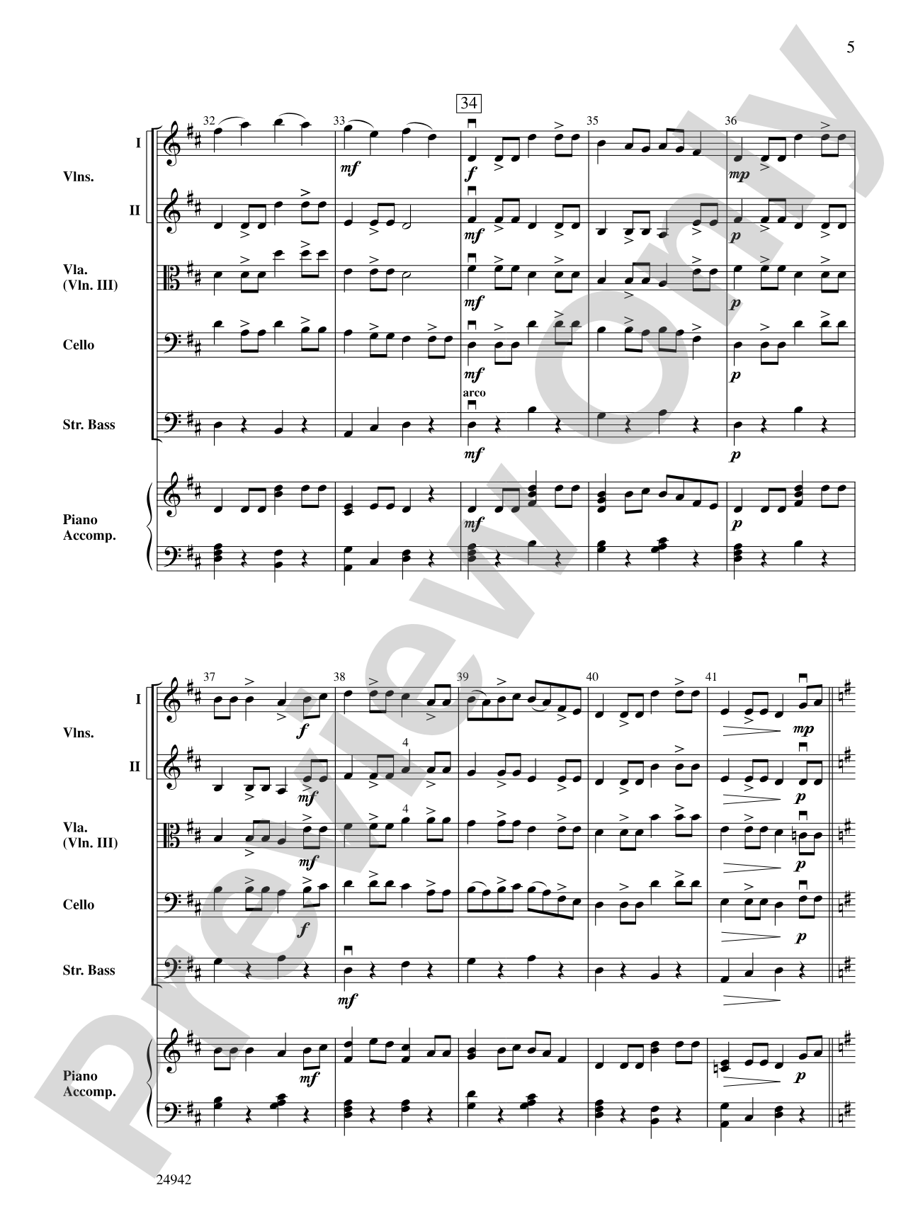 Fiddles Down Under: String Orchestra Conductor Score & Parts