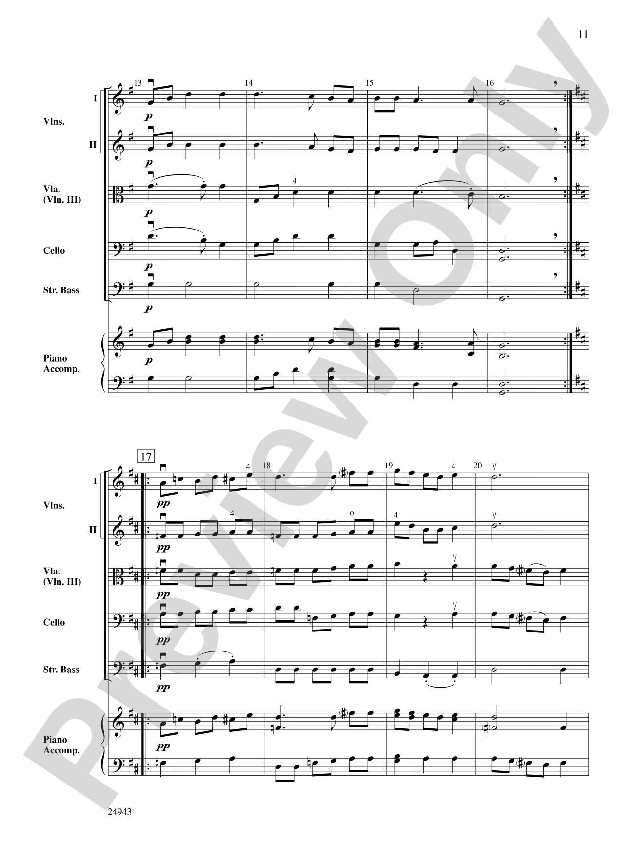Musik of Shakespeare's Daye: String Orchestra Conductor Score & Parts