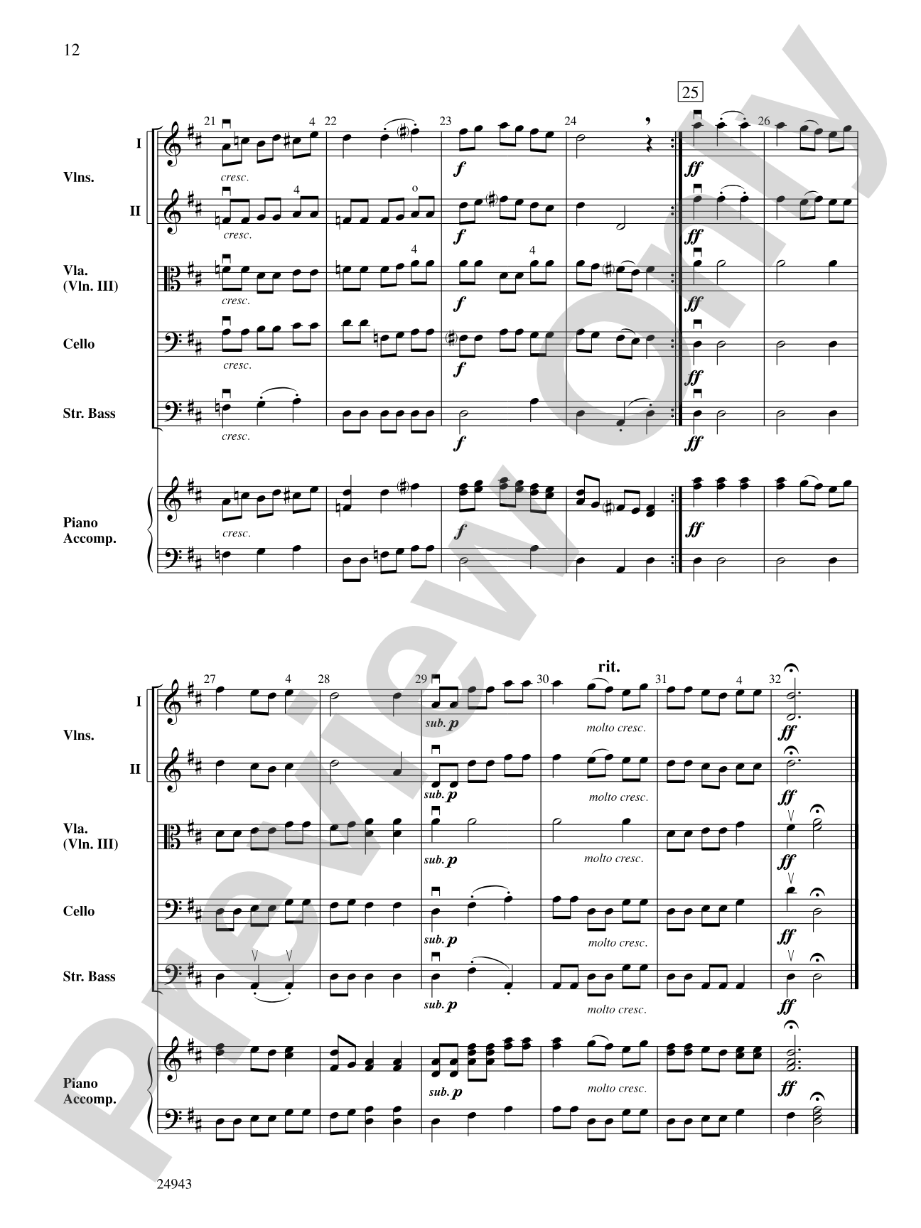 Musik of Shakespeare's Daye: String Orchestra Conductor Score & Parts