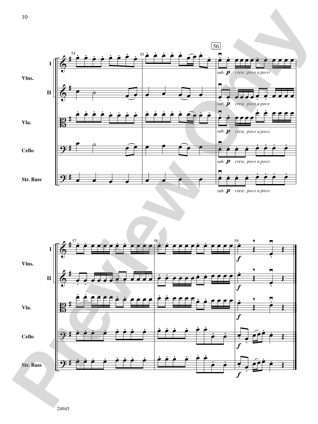 Avatar: String Orchestra Conductor Score & Parts