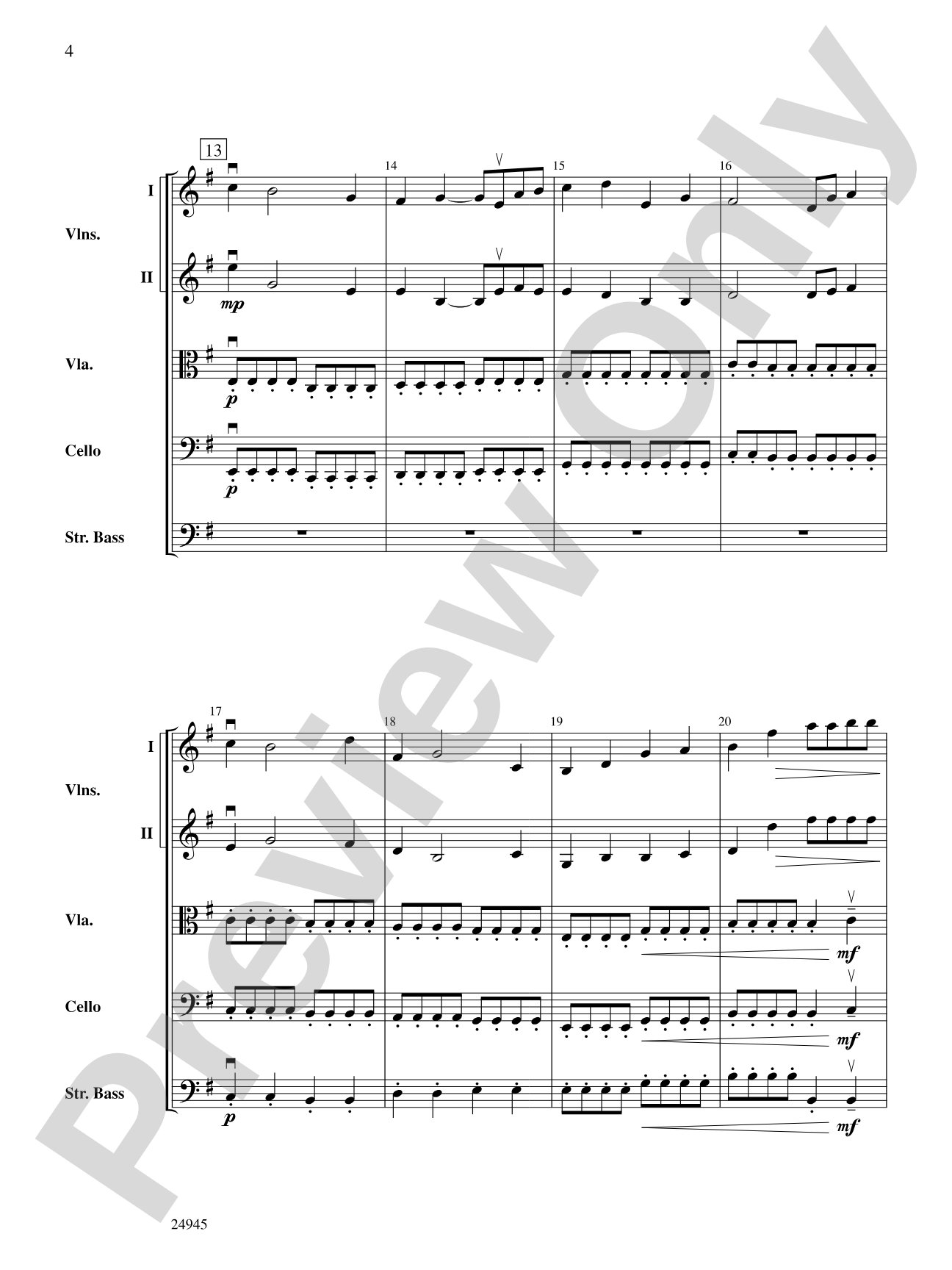 Avatar: String Orchestra Conductor Score & Parts