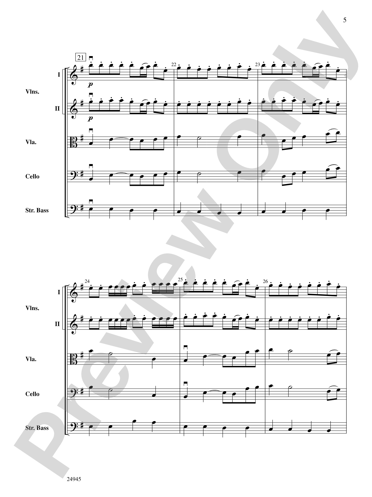 Avatar: String Orchestra Conductor Score & Parts