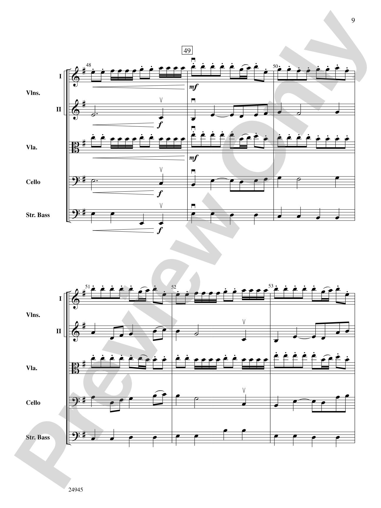 Avatar: String Orchestra Conductor Score & Parts