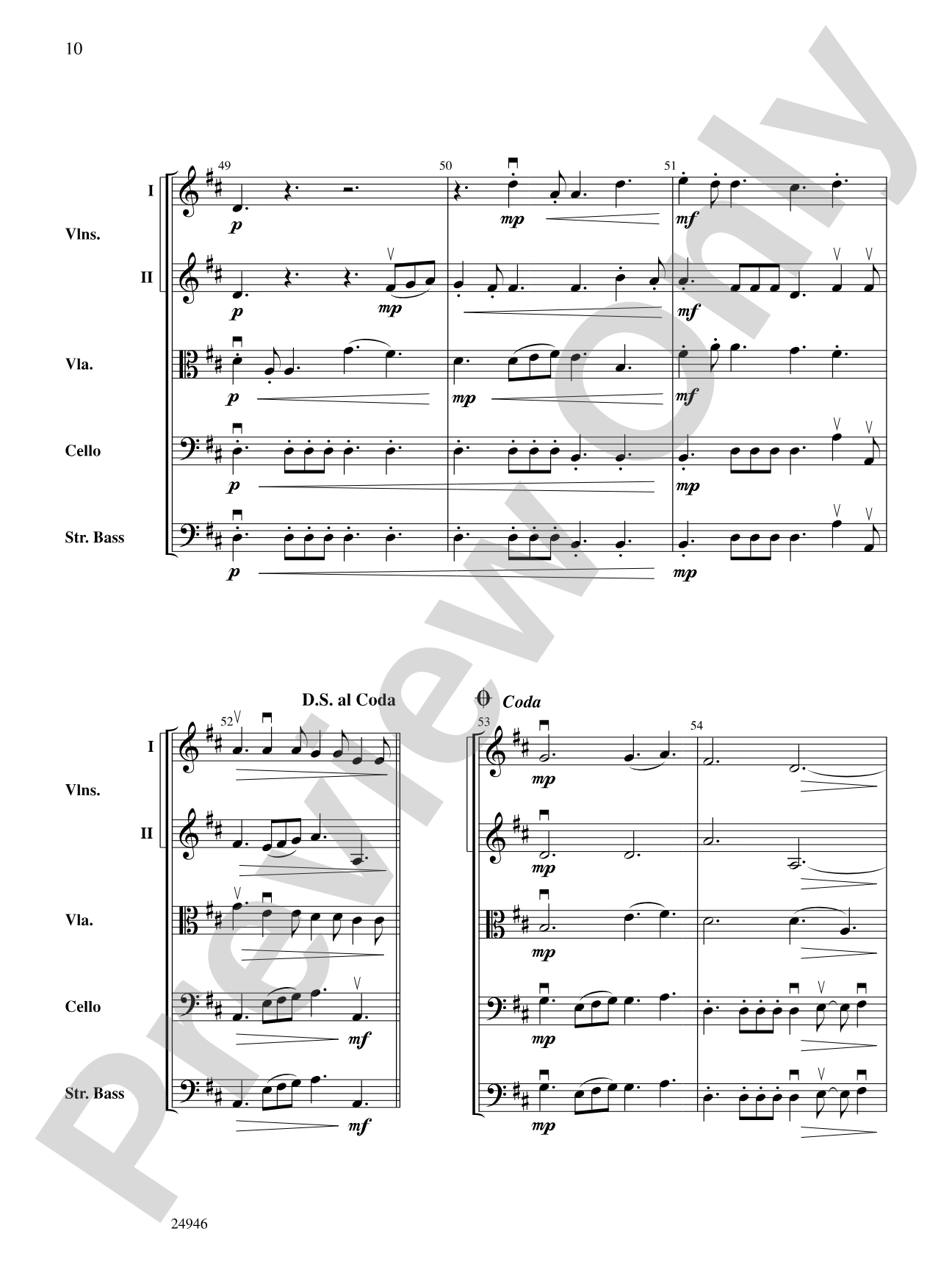 Unbridled: String Orchestra Conductor Score & Parts