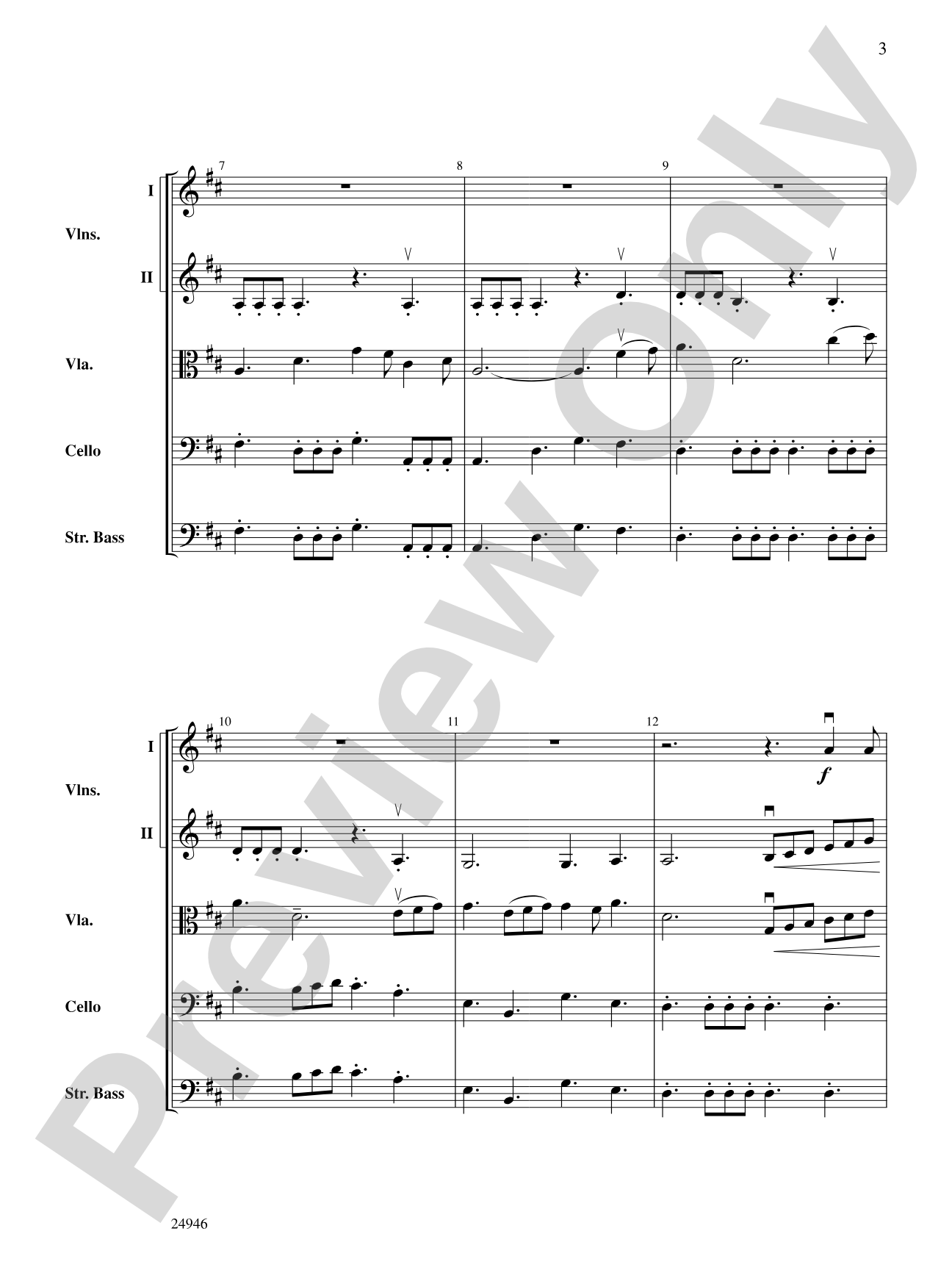 Unbridled: String Orchestra Conductor Score & Parts