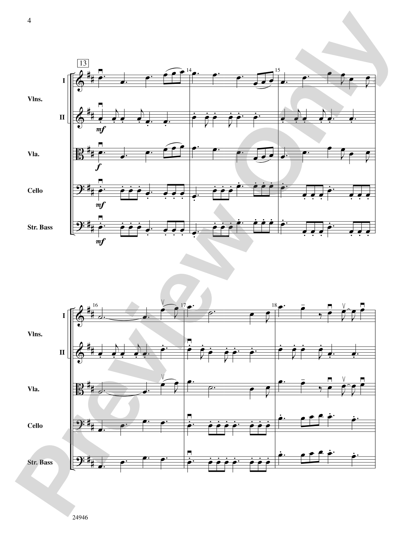 Unbridled: String Orchestra Conductor Score & Parts
