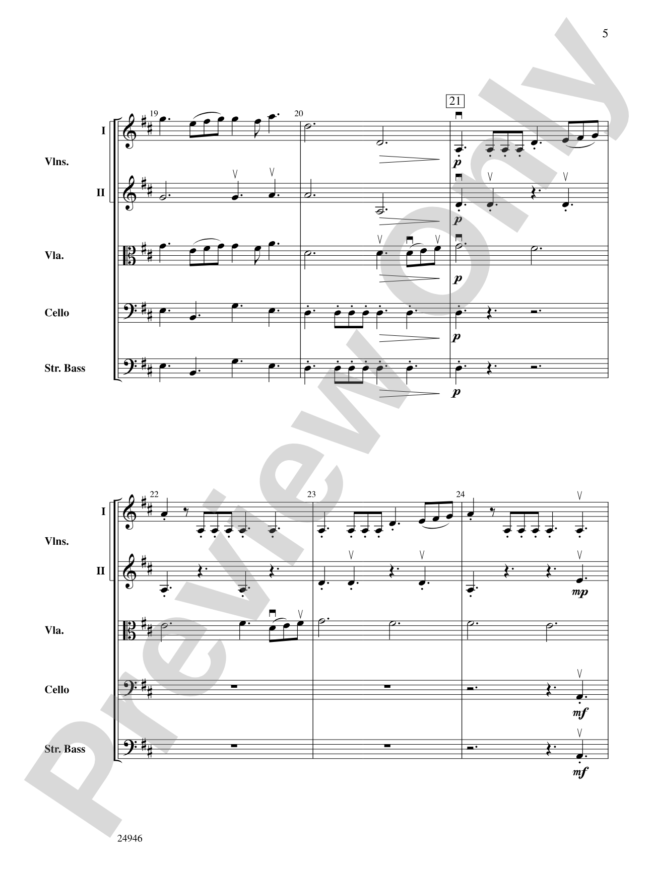 Unbridled: String Orchestra Conductor Score & Parts