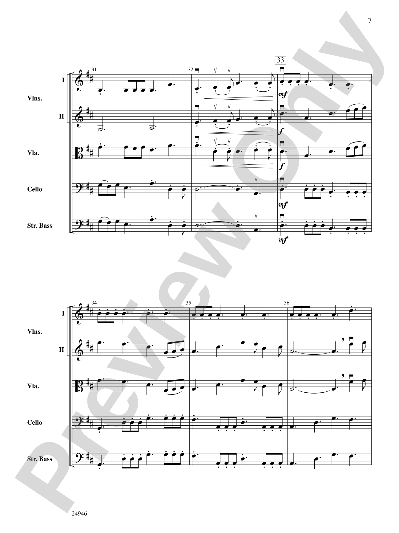 Unbridled: String Orchestra Conductor Score & Parts