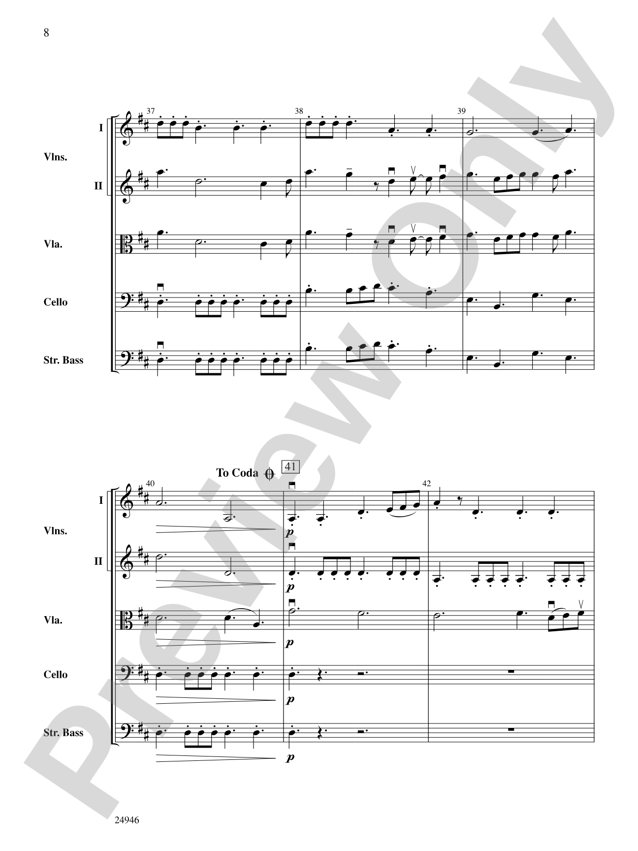 Unbridled: String Orchestra Conductor Score & Parts