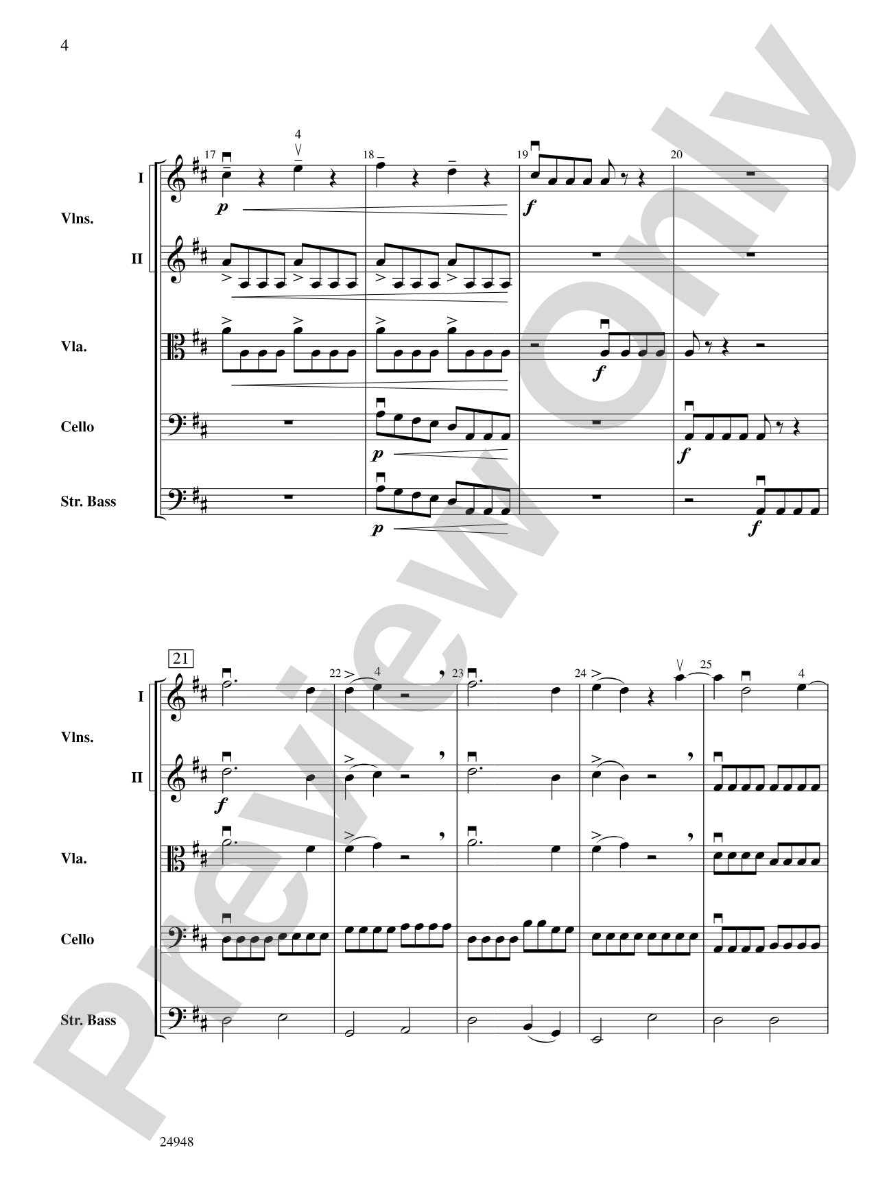 Avalanche: String Orchestra Conductor Score & Parts