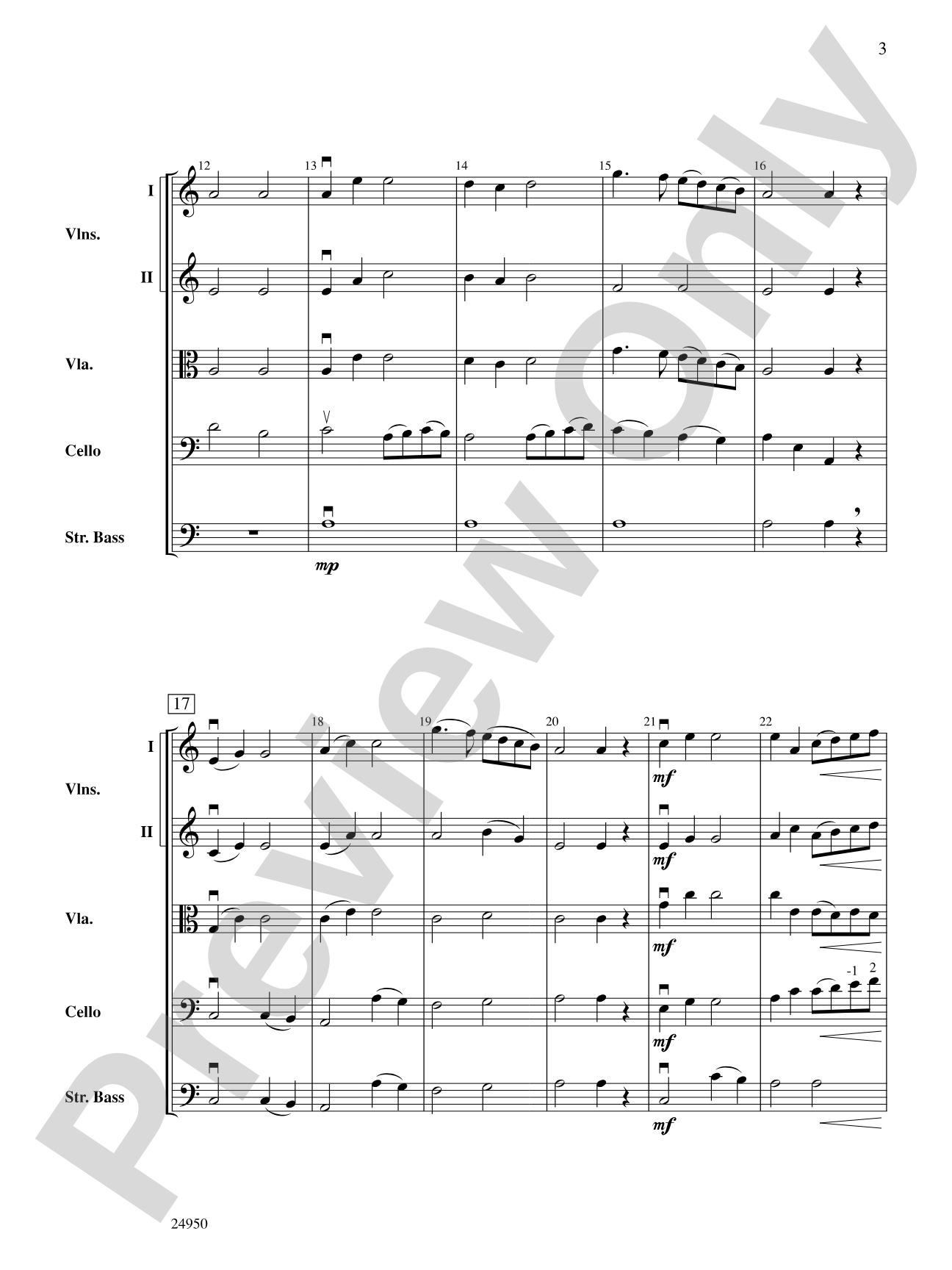 All the Pretty Little Horses: String Orchestra Conductor Score & Parts