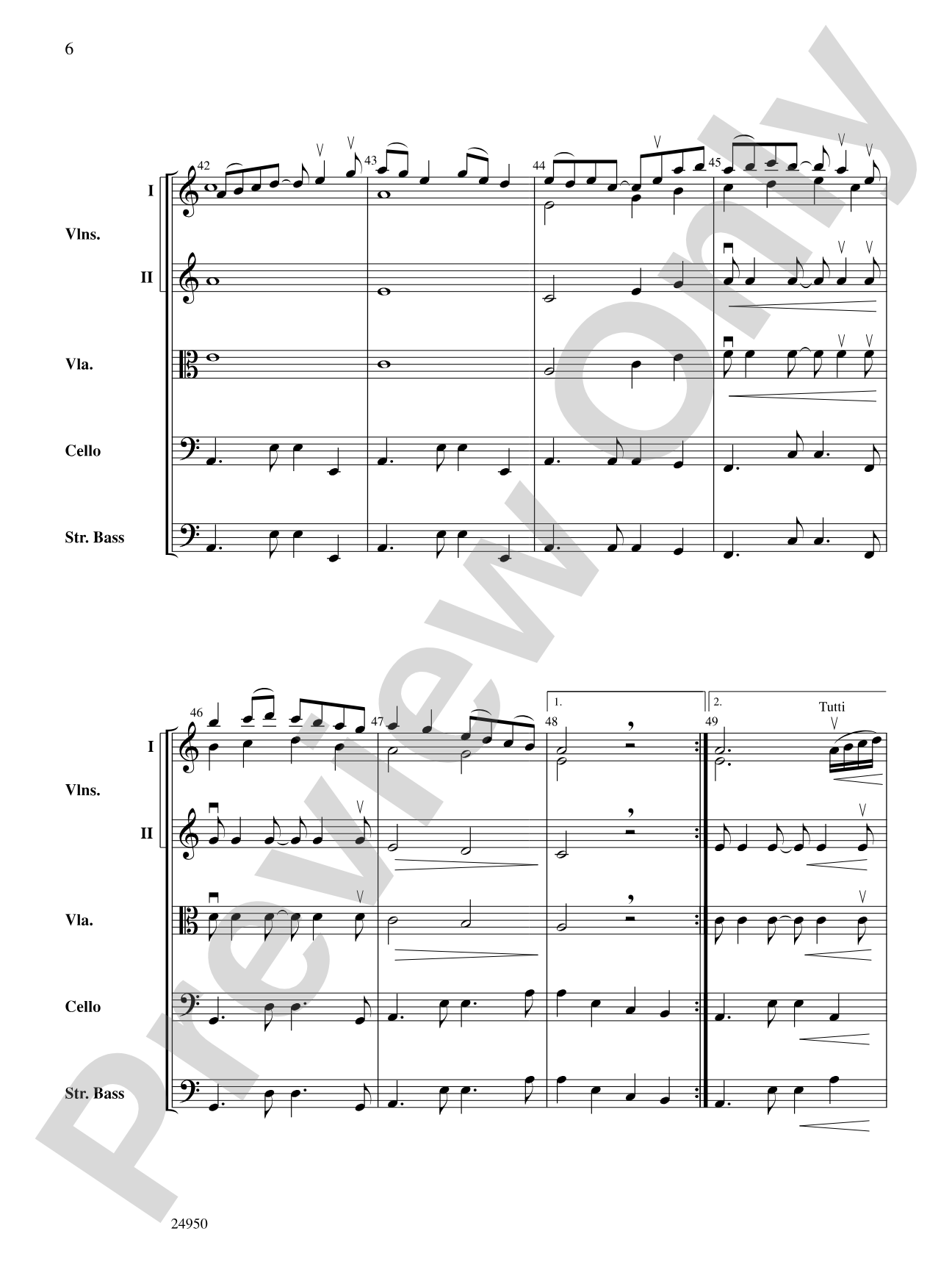 All the Pretty Little Horses: String Orchestra Conductor Score & Parts