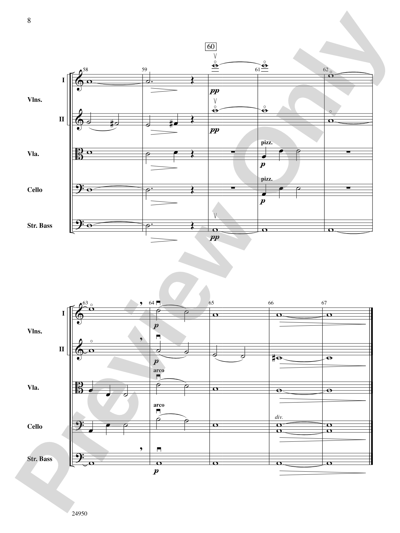 All the Pretty Little Horses: String Orchestra Conductor Score & Parts