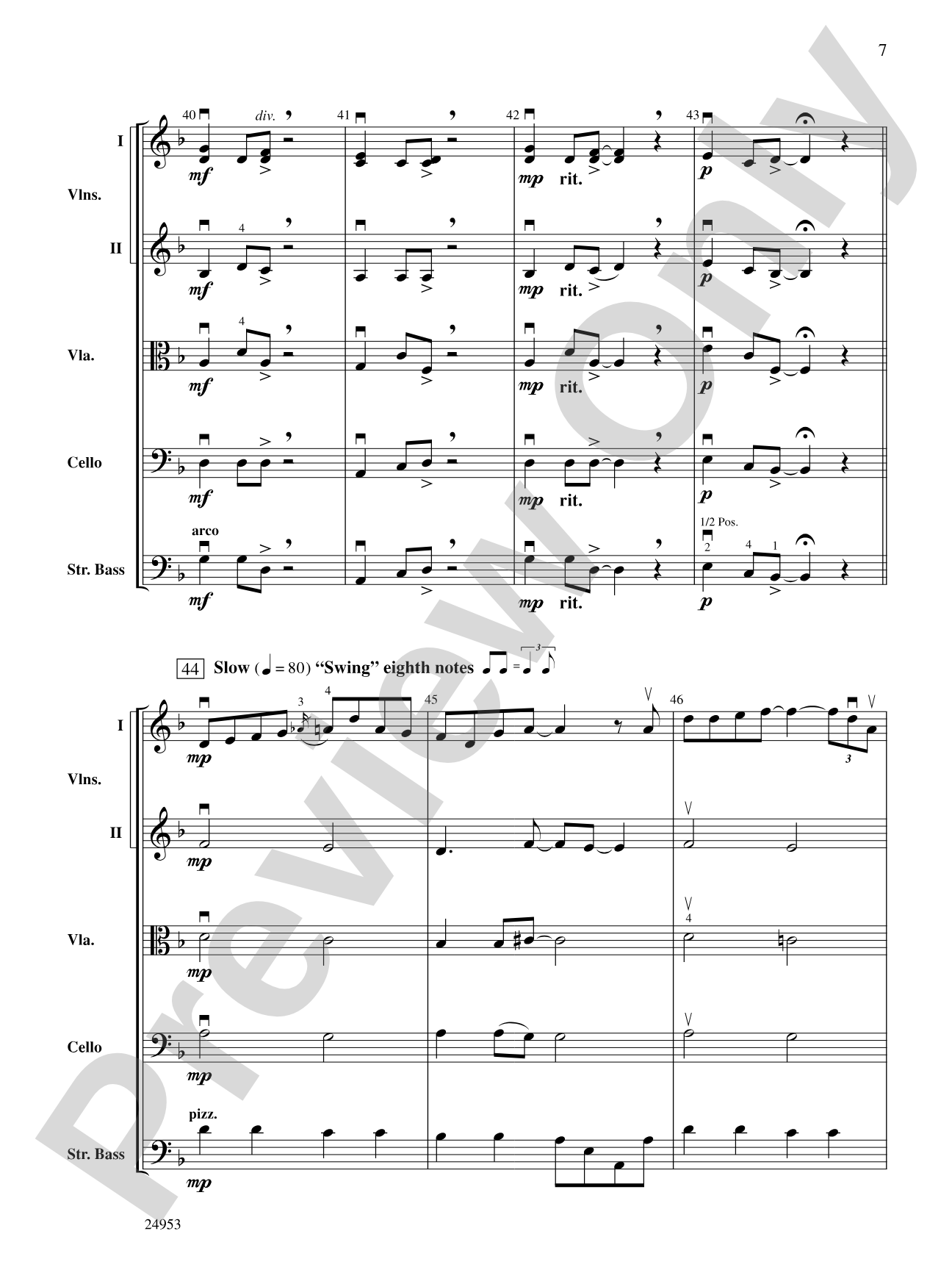 Freedom Train: String Orchestra Conductor Score & Parts
