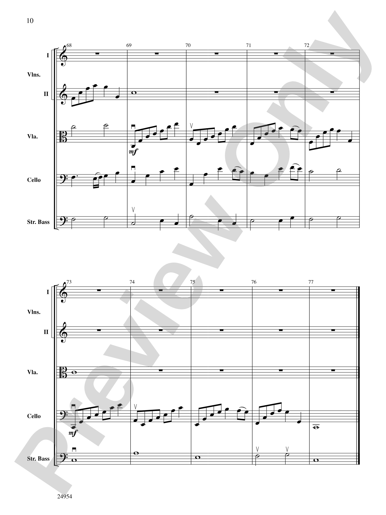 Circinus: String Orchestra Conductor Score & Parts
