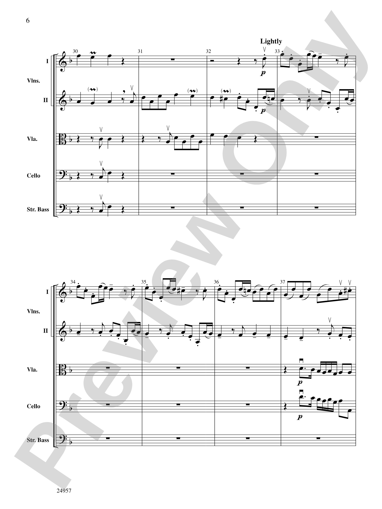 Concerto Albinoni: String Orchestra Conductor Score & Parts