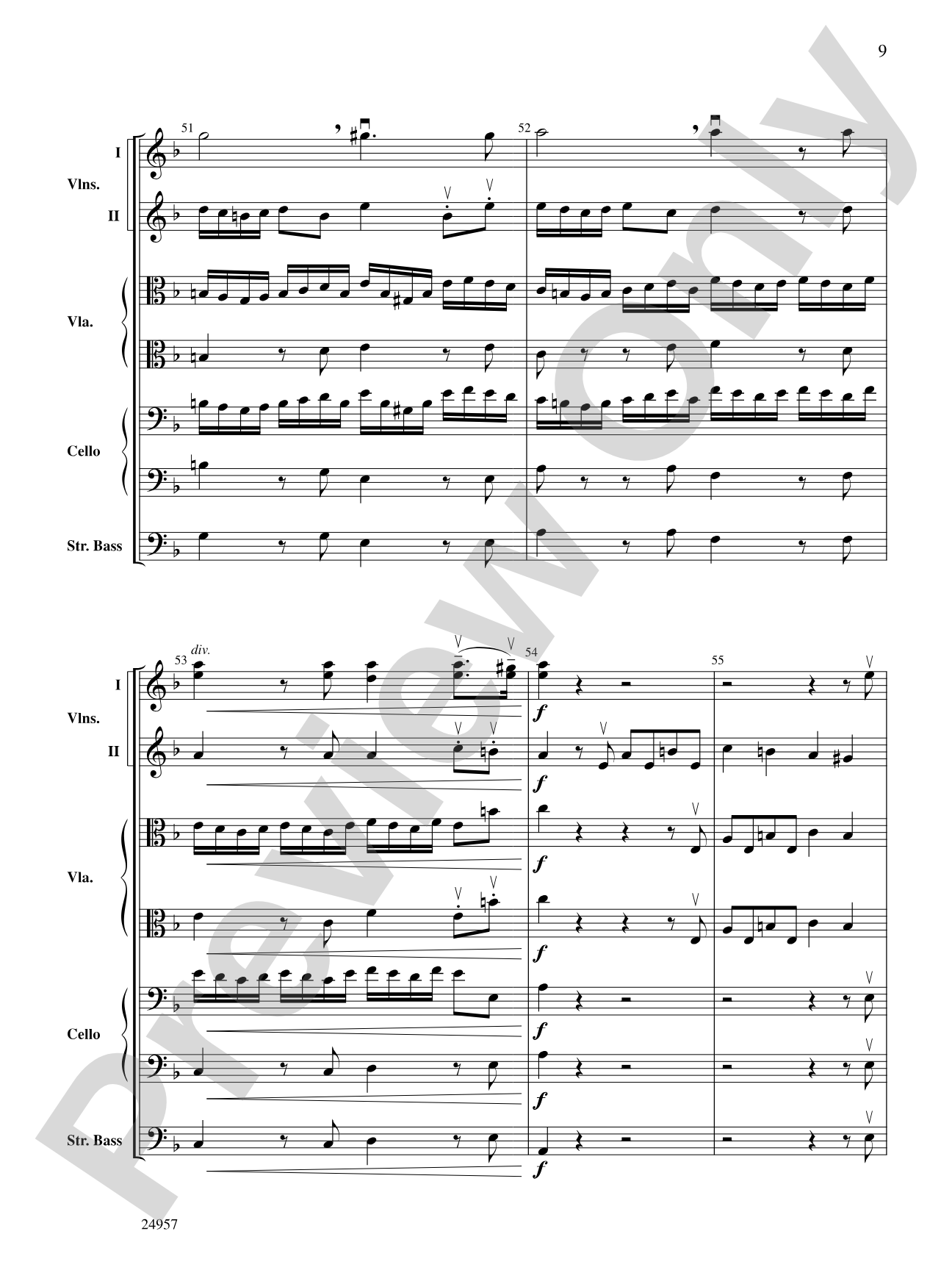 Concerto Albinoni: String Orchestra Conductor Score & Parts