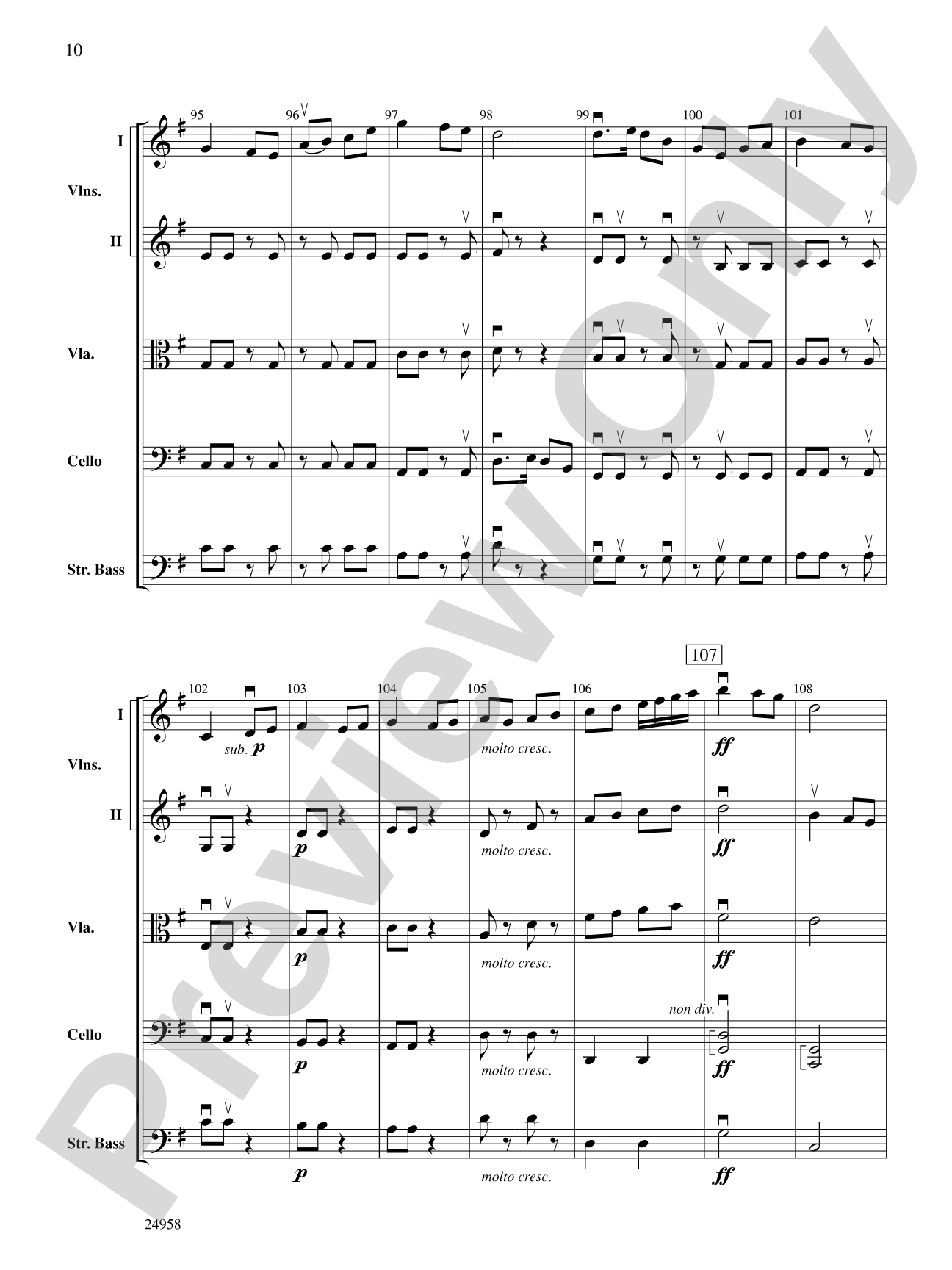 Dreams of a Midsummer Night: String Orchestra Conductor Score & Parts
