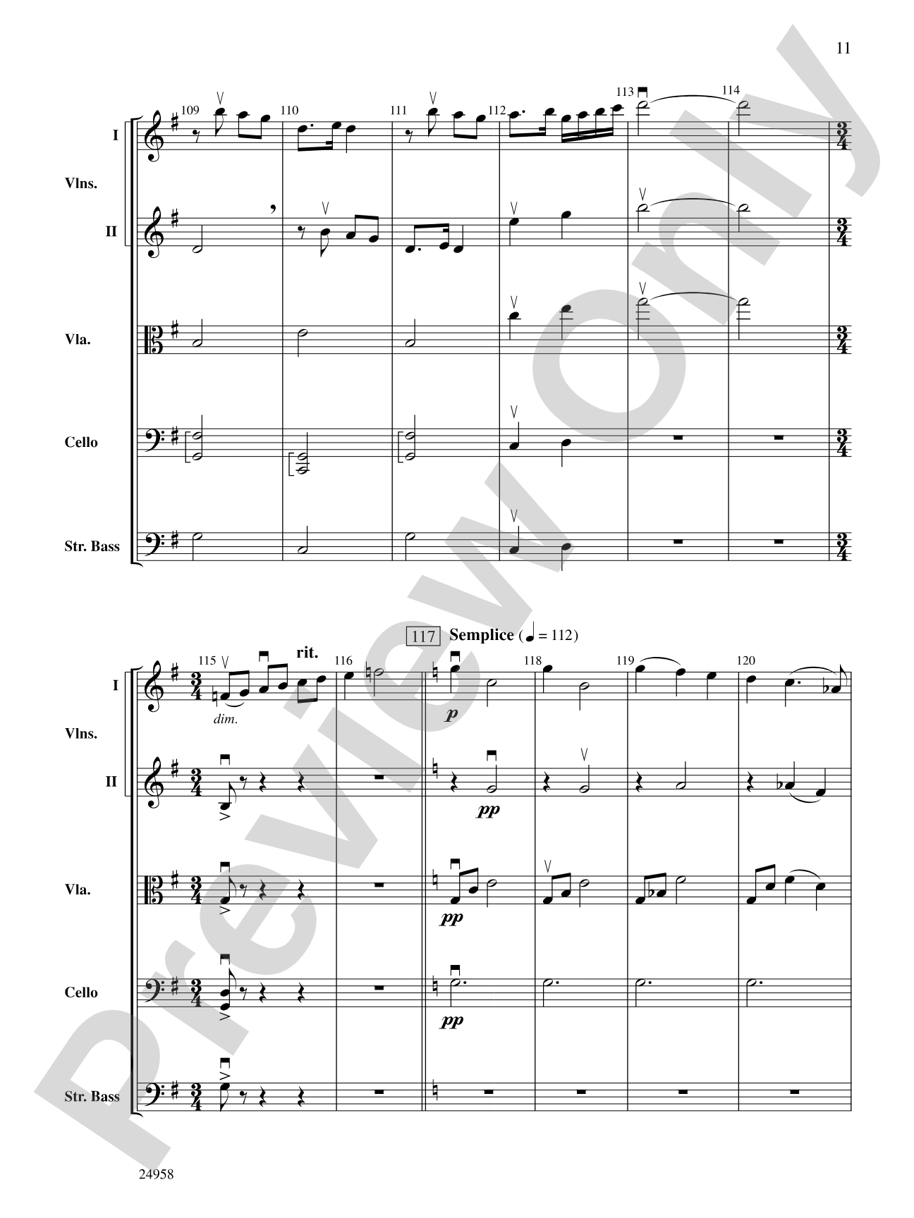 Dreams of a Midsummer Night: String Orchestra Conductor Score & Parts