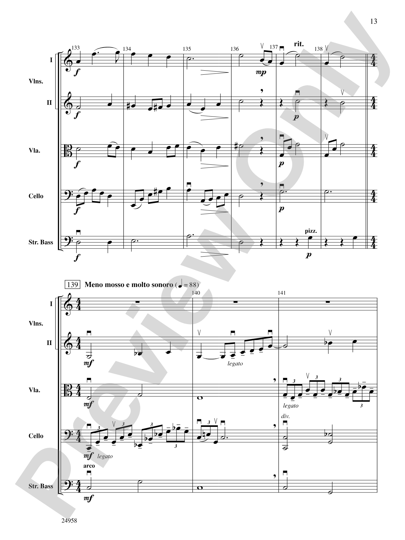Dreams of a Midsummer Night: String Orchestra Conductor Score & Parts
