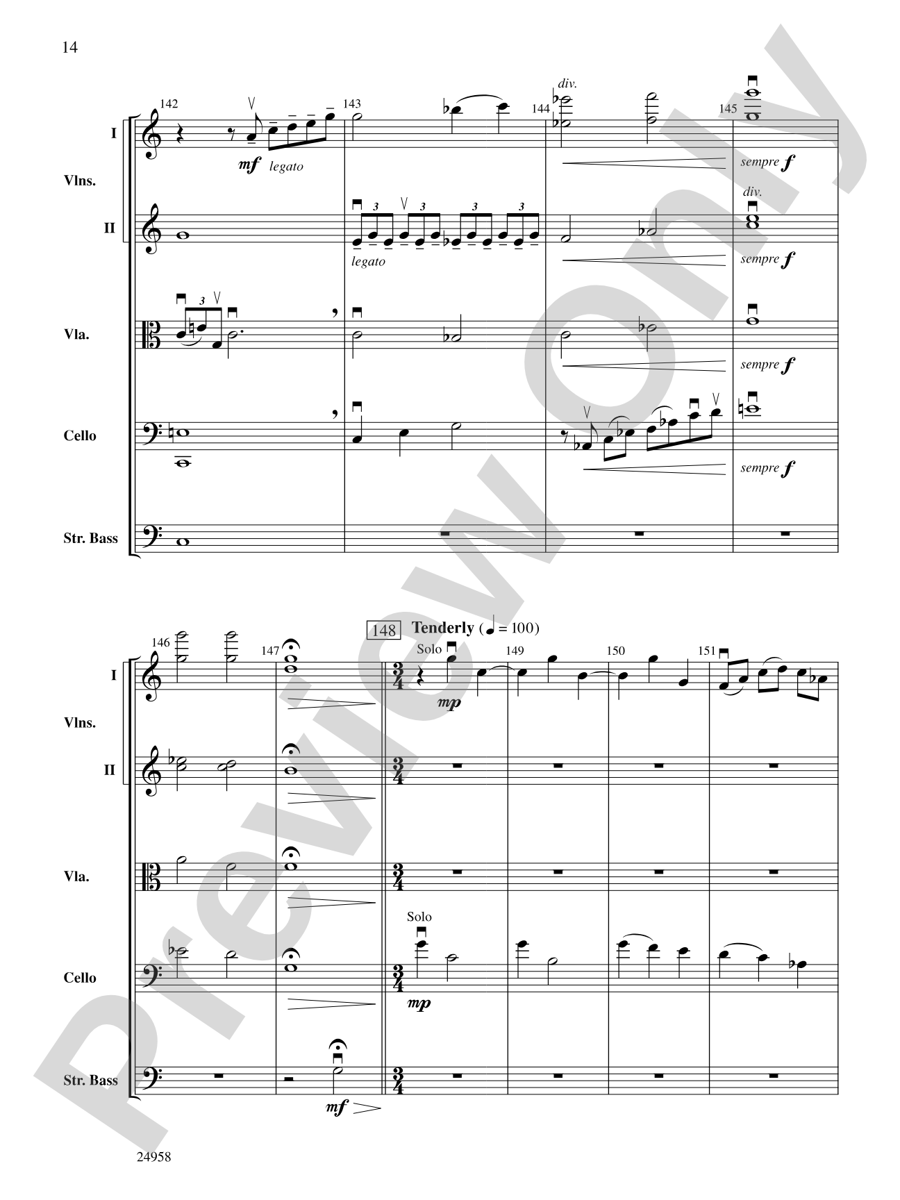 Dreams of a Midsummer Night: String Orchestra Conductor Score & Parts