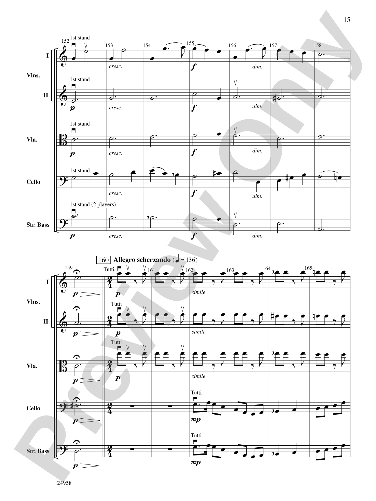 Dreams of a Midsummer Night: String Orchestra Conductor Score & Parts