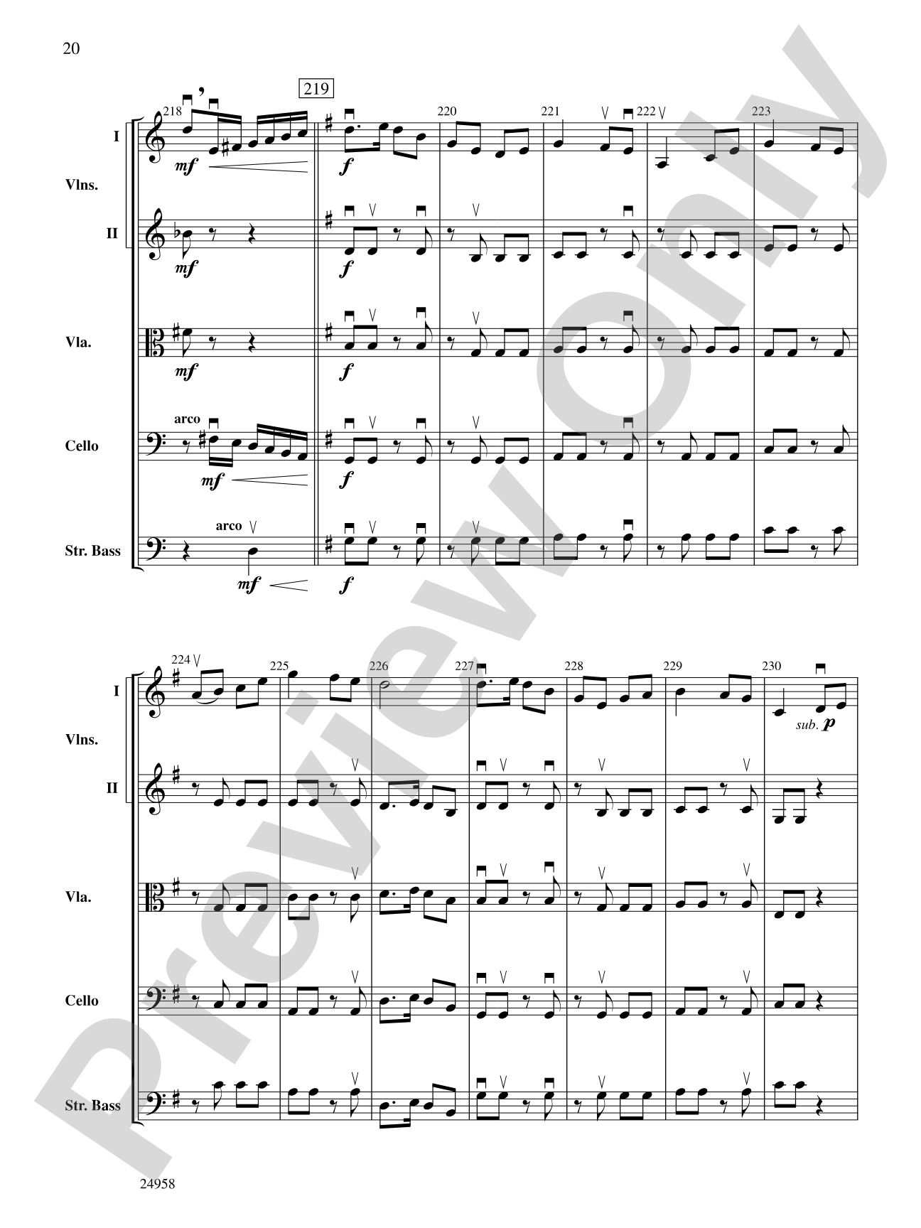 Dreams of a Midsummer Night: String Orchestra Conductor Score & Parts