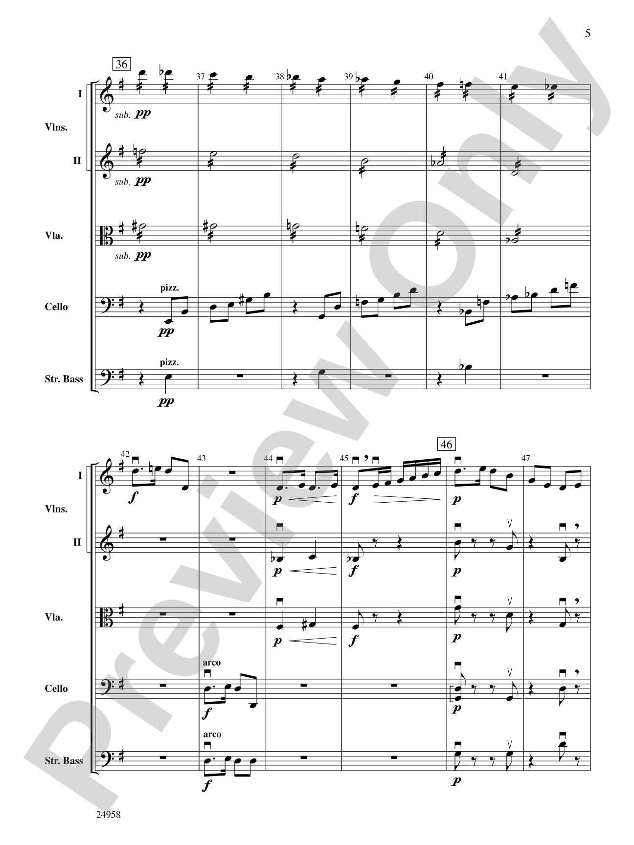 Dreams of a Midsummer Night: String Orchestra Conductor Score & Parts