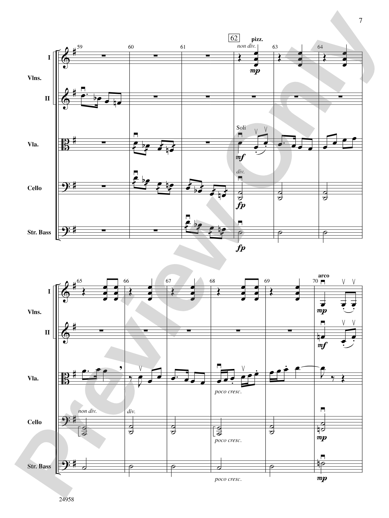 Dreams of a Midsummer Night: String Orchestra Conductor Score & Parts
