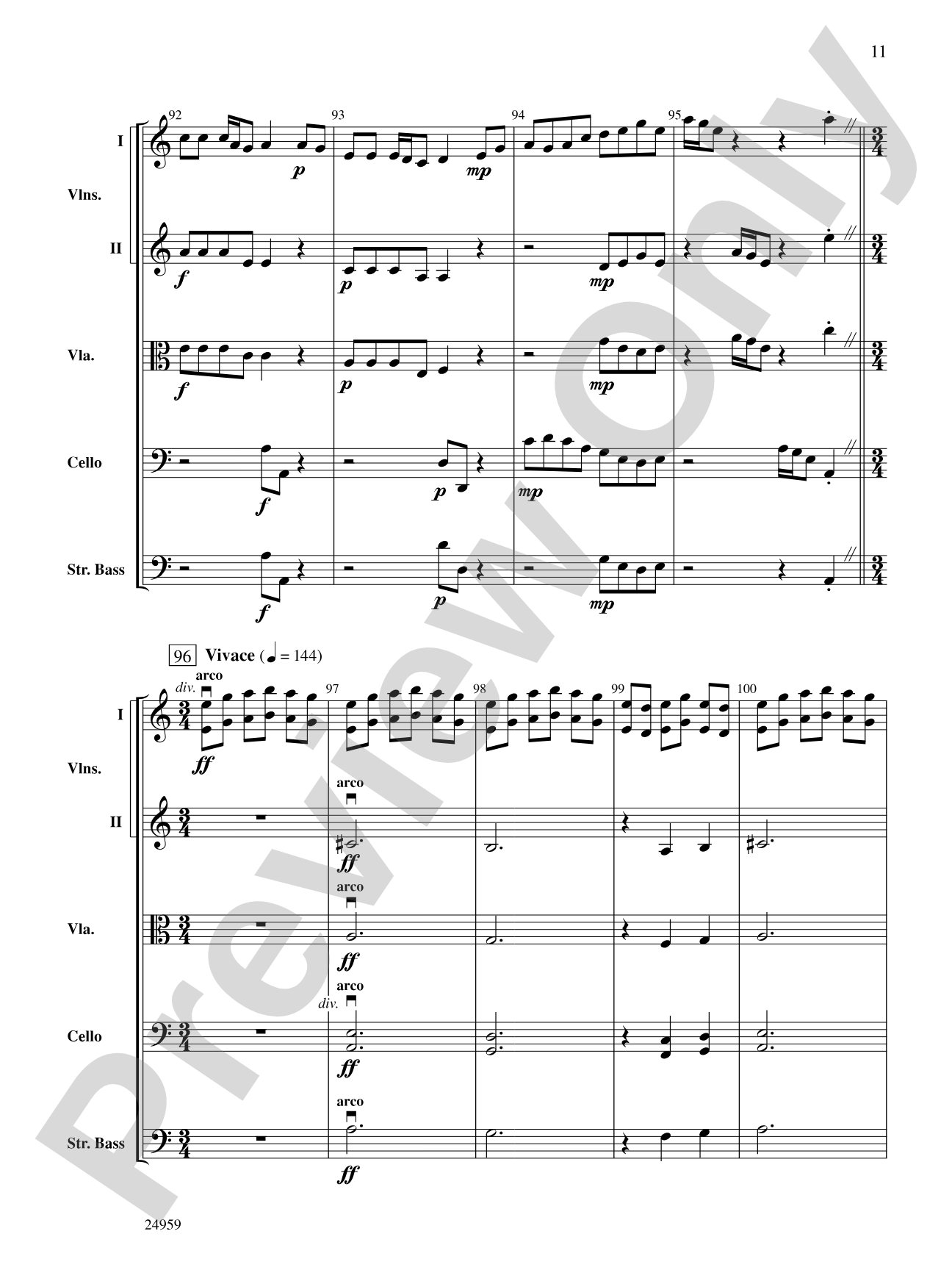 Fantasia on a Theme from Thailand: String Orchestra Conductor Score & Parts