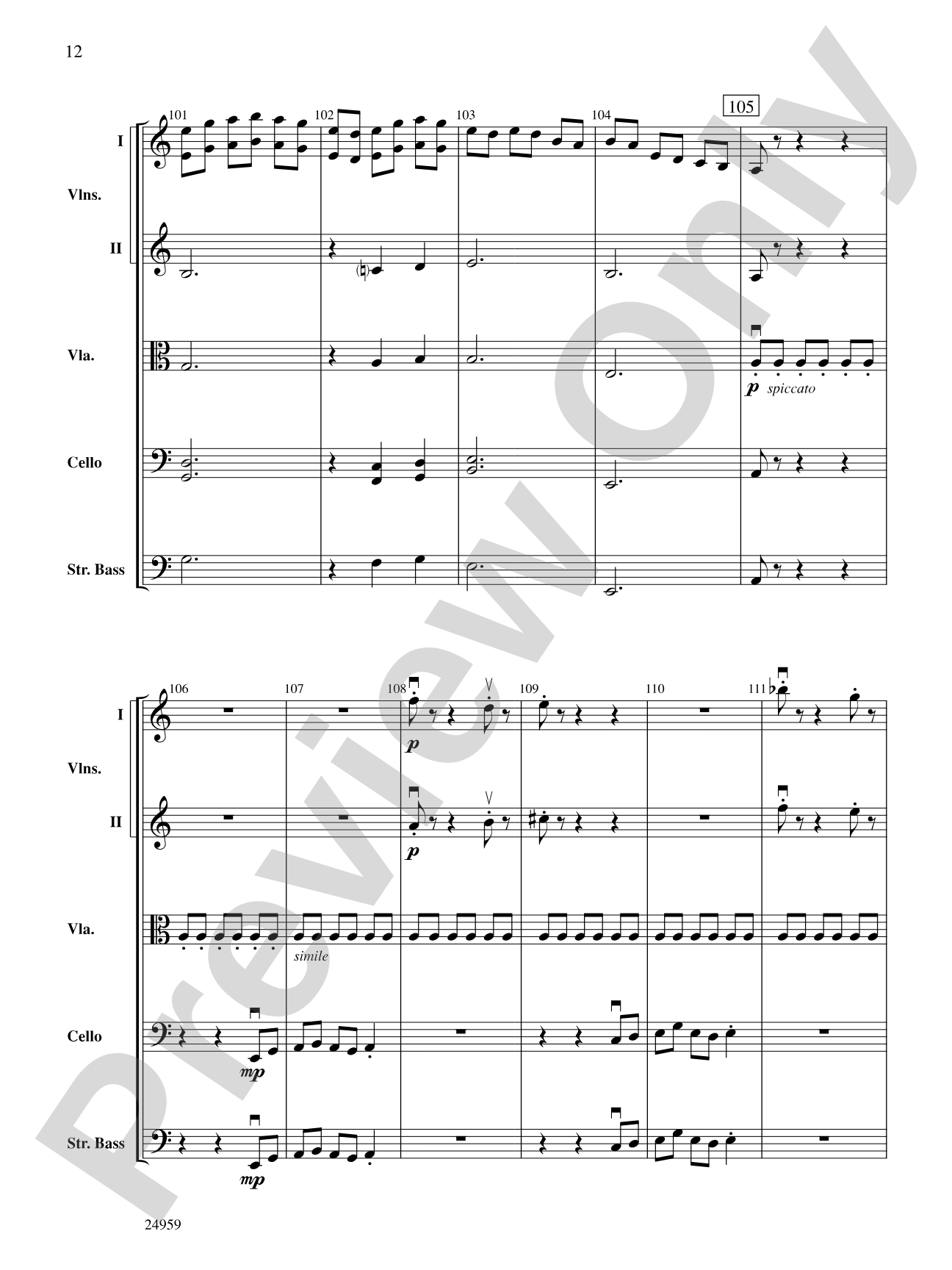 Fantasia on a Theme from Thailand: String Orchestra Conductor Score & Parts