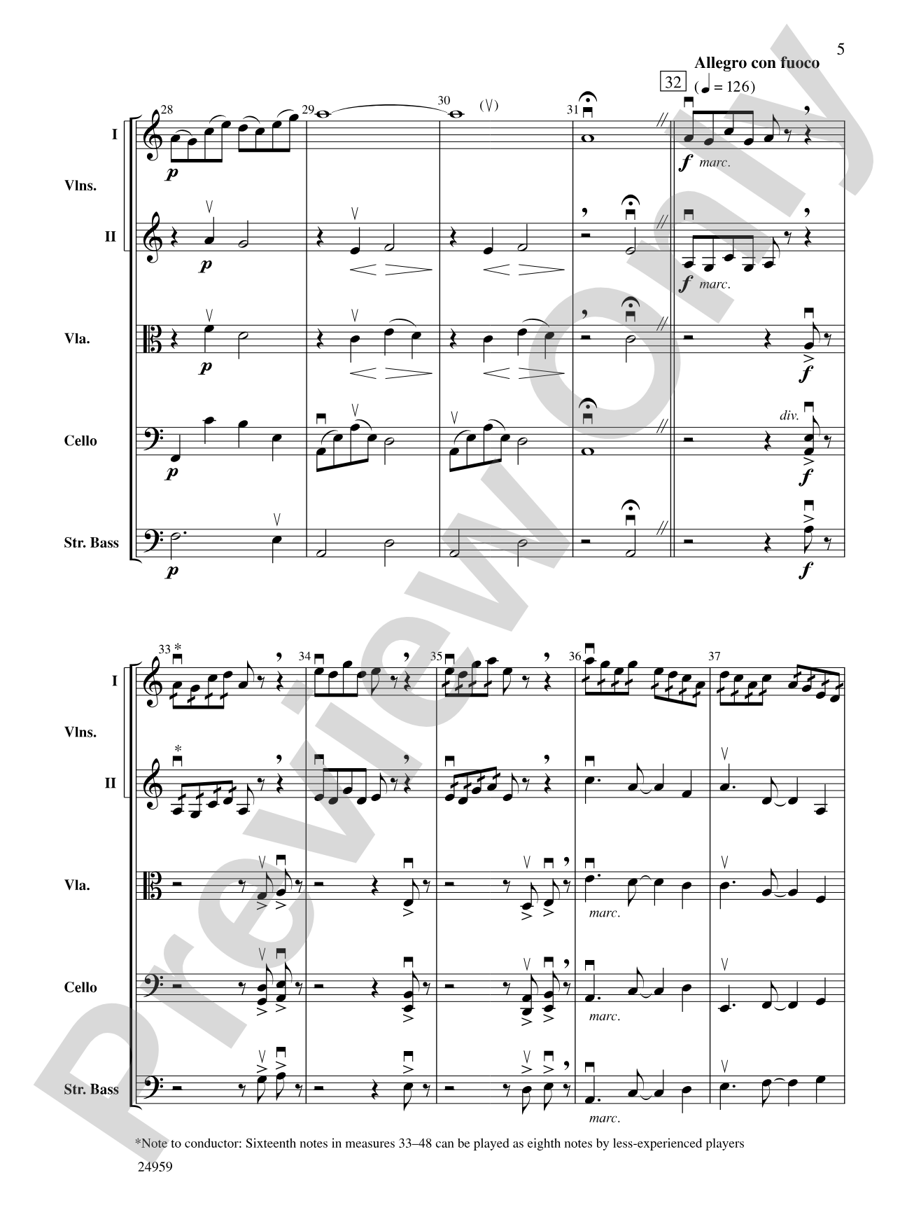 Fantasia on a Theme from Thailand: String Orchestra Conductor Score & Parts
