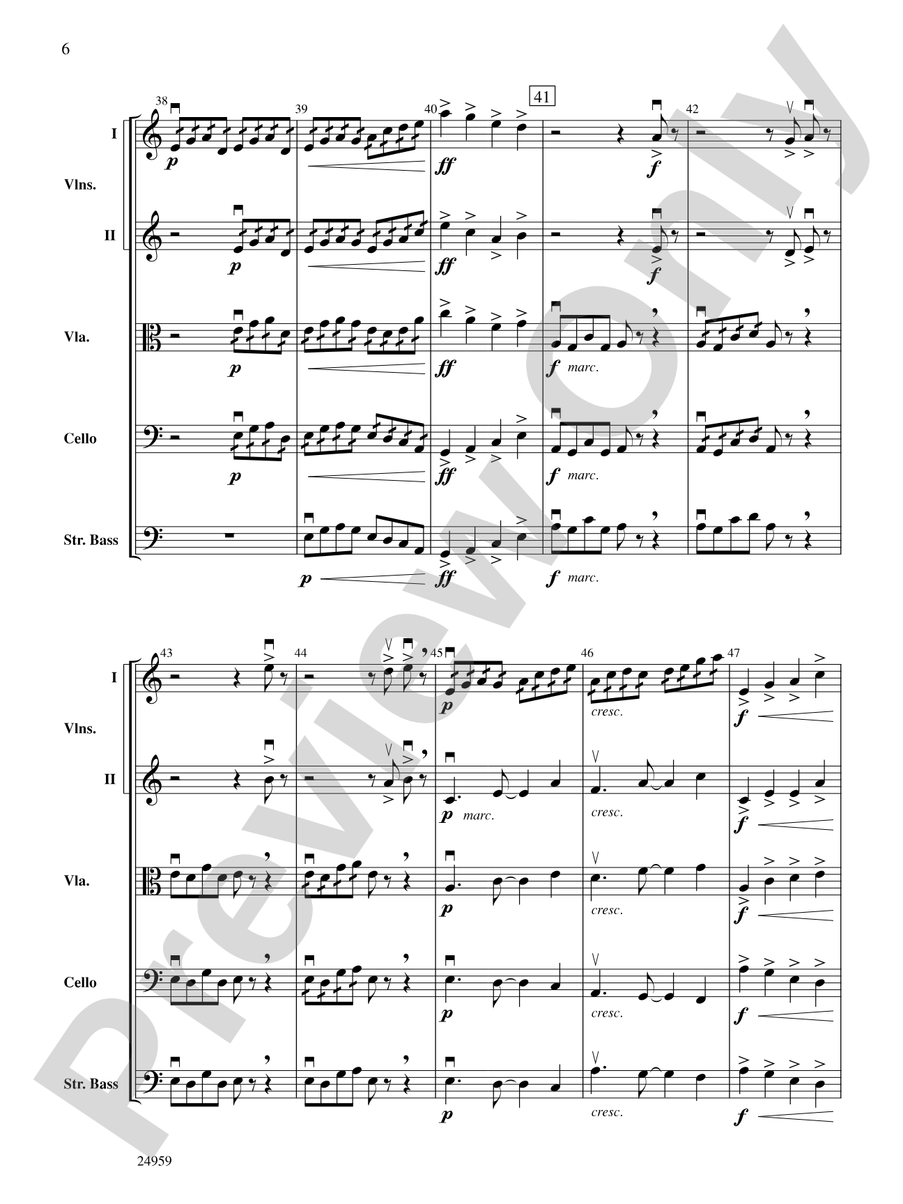 Fantasia on a Theme from Thailand: String Orchestra Conductor Score & Parts