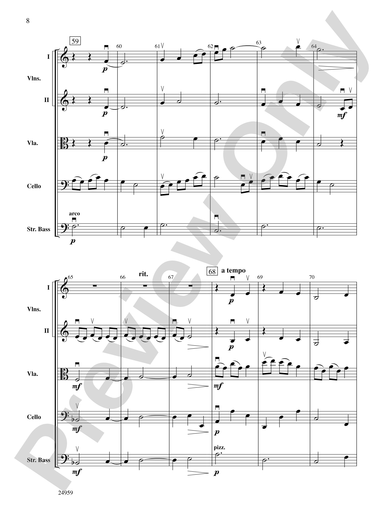 Fantasia on a Theme from Thailand: String Orchestra Conductor Score & Parts