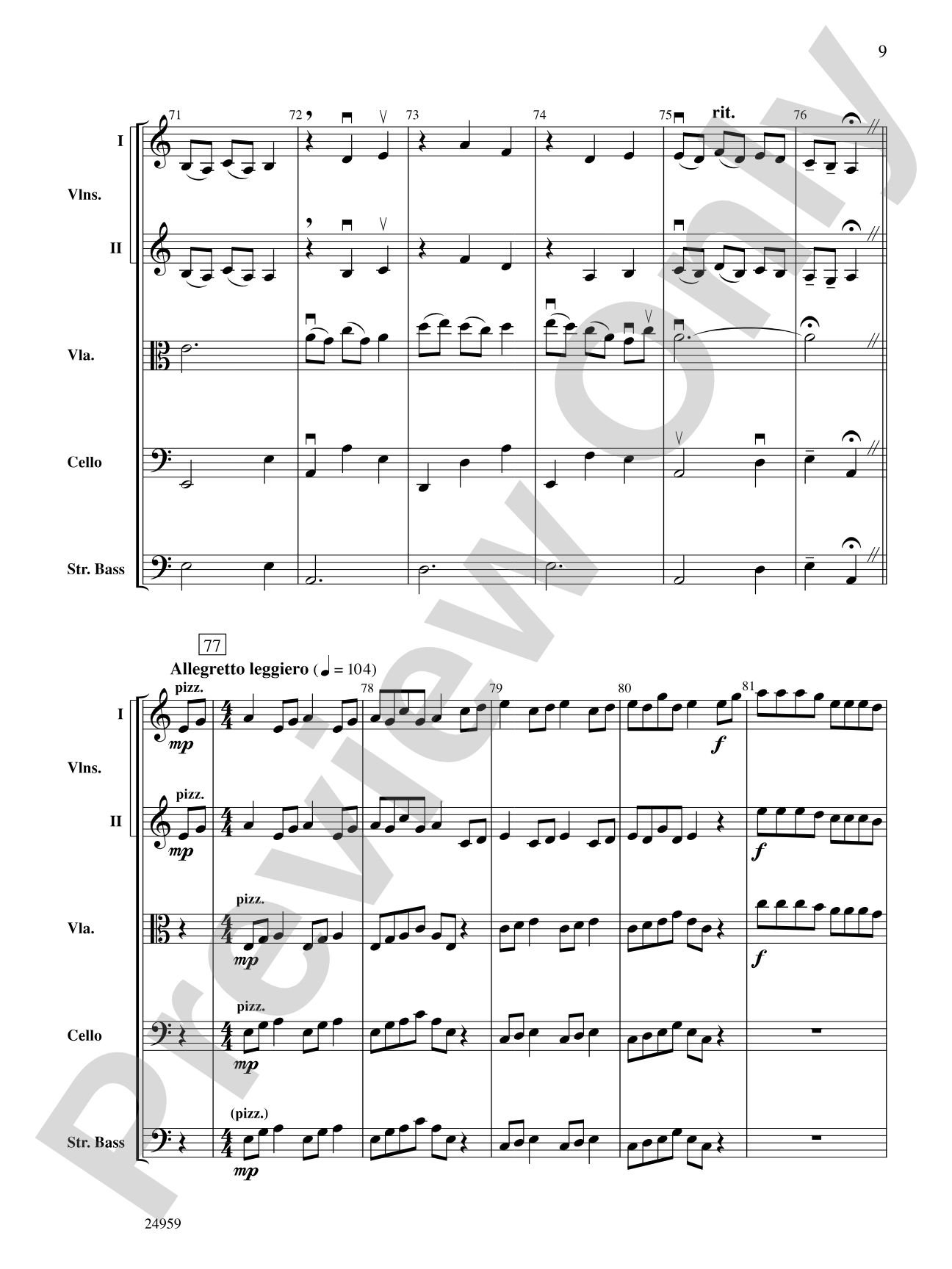 Fantasia on a Theme from Thailand: String Orchestra Conductor Score & Parts