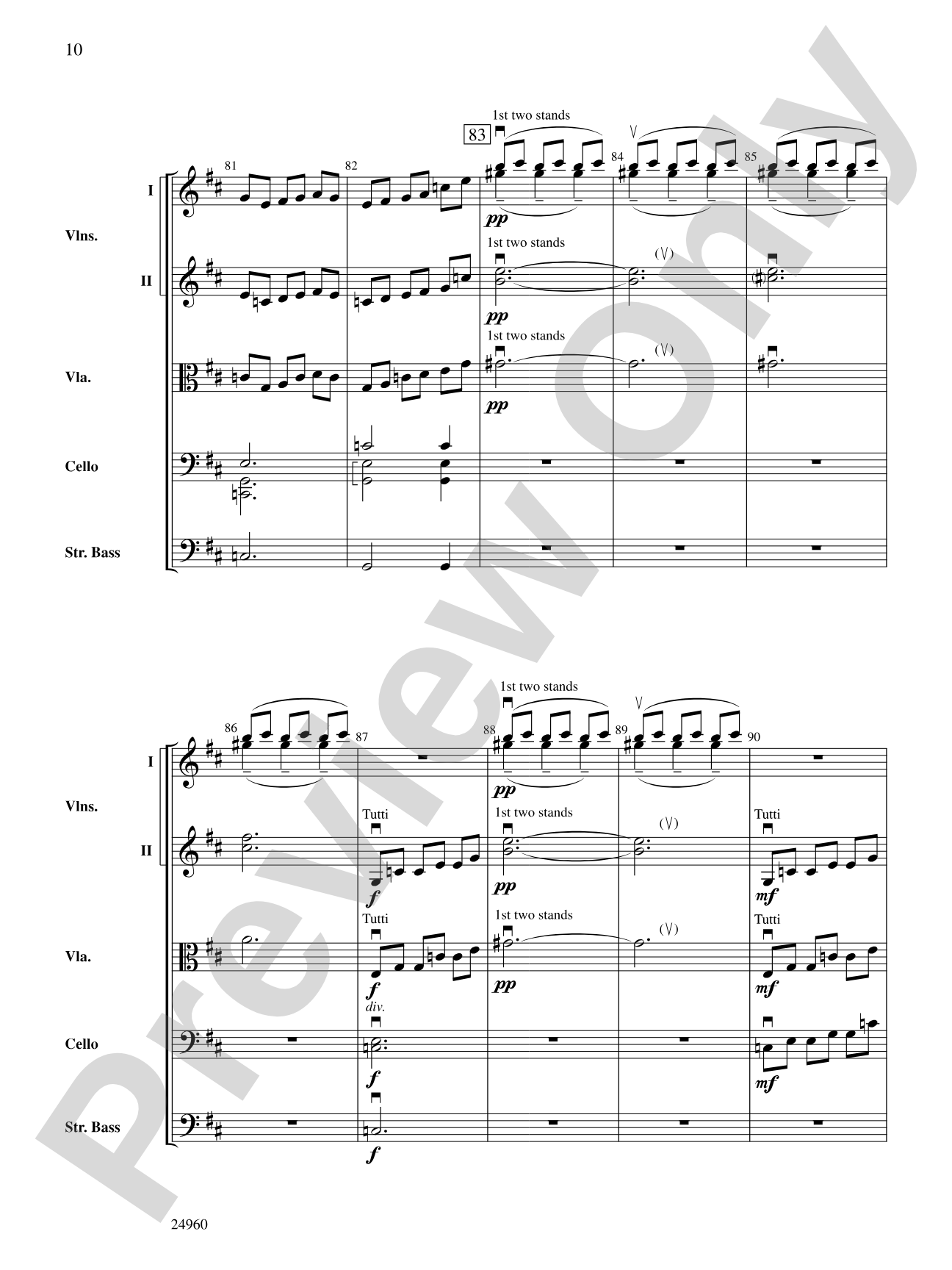 Helium: String Orchestra Conductor Score & Parts