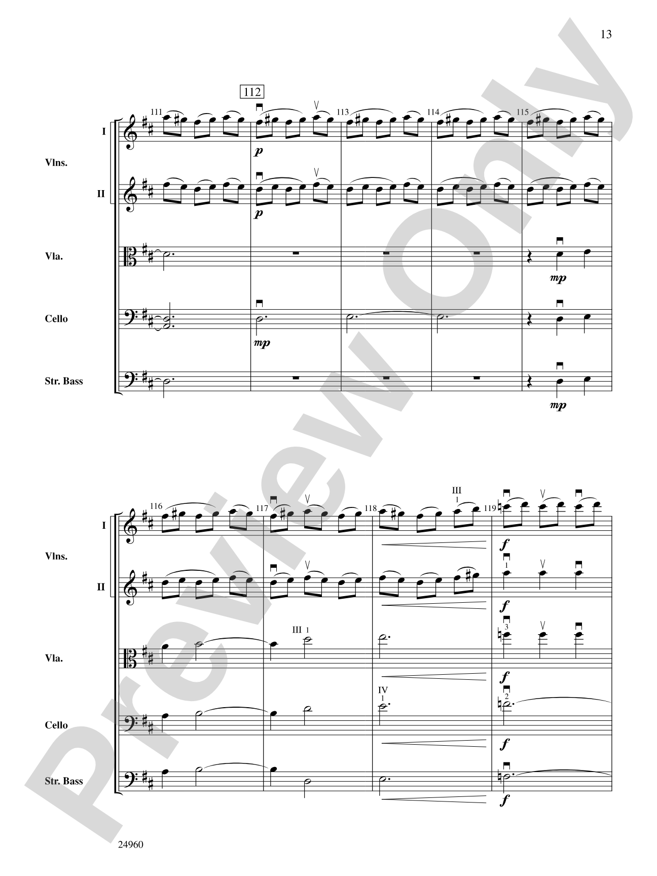 Helium: String Orchestra Conductor Score & Parts