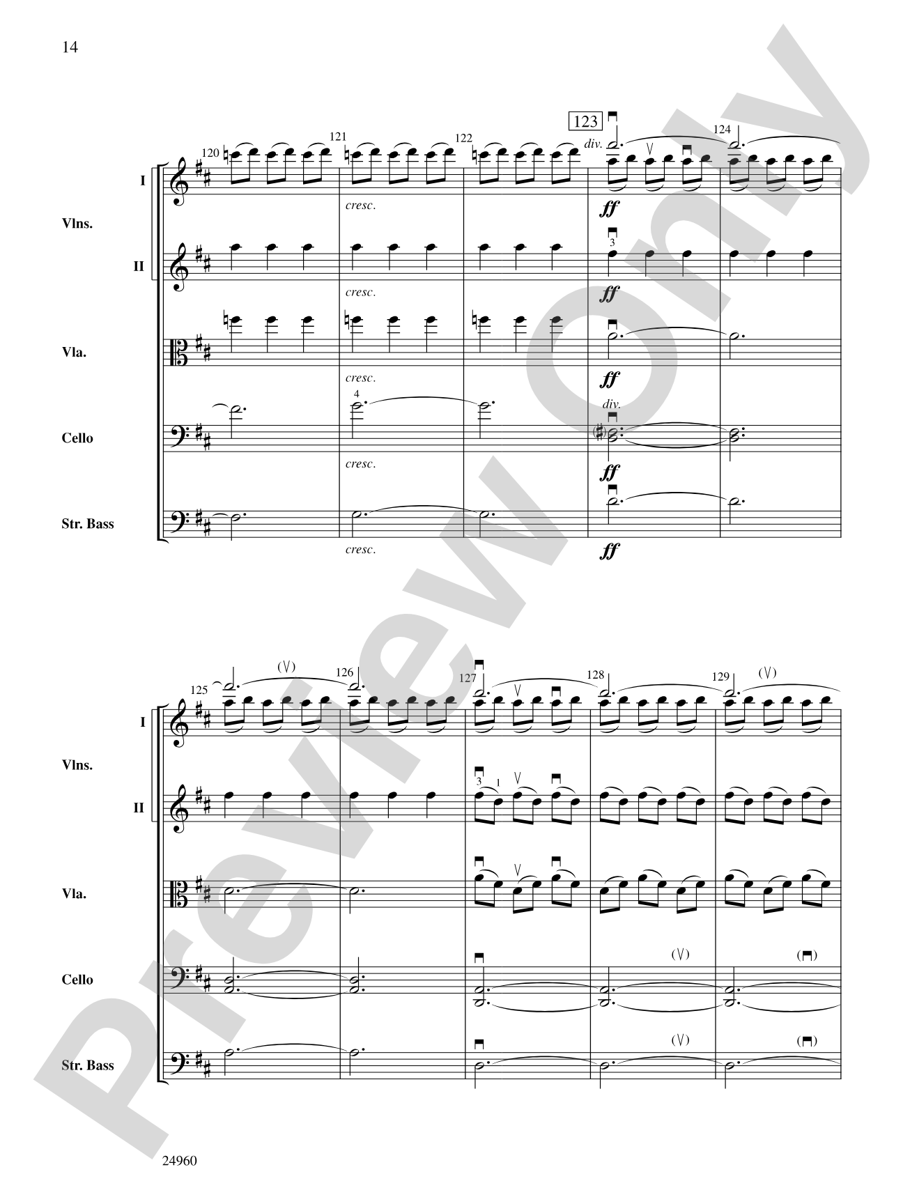Helium: String Orchestra Conductor Score & Parts