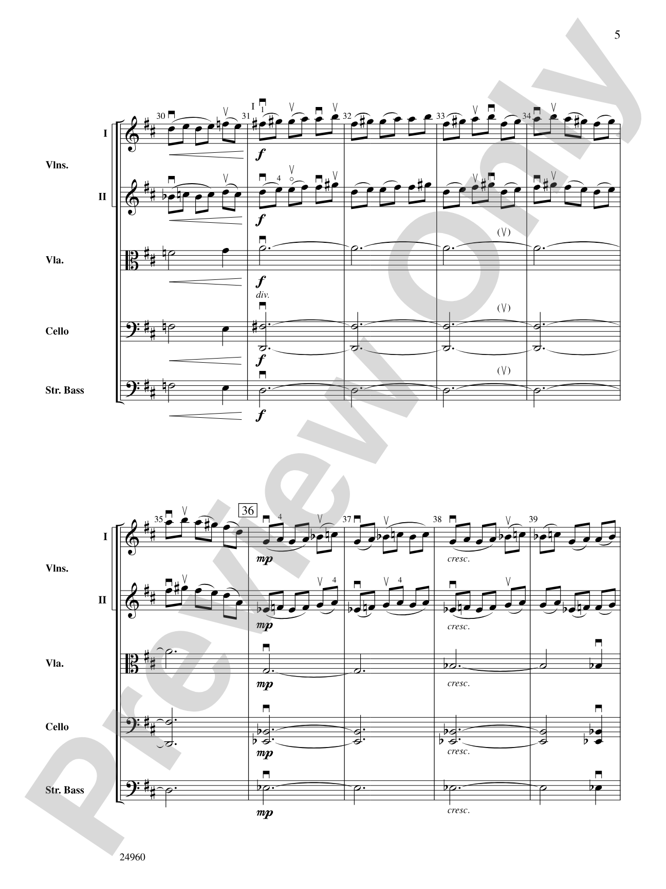 Helium: String Orchestra Conductor Score & Parts